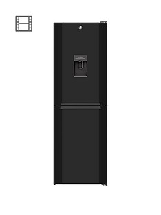 Hoover H1826MNB5BWK 60cm Wide Total No Frost Fridge Freezer with Water Dispenser - Black