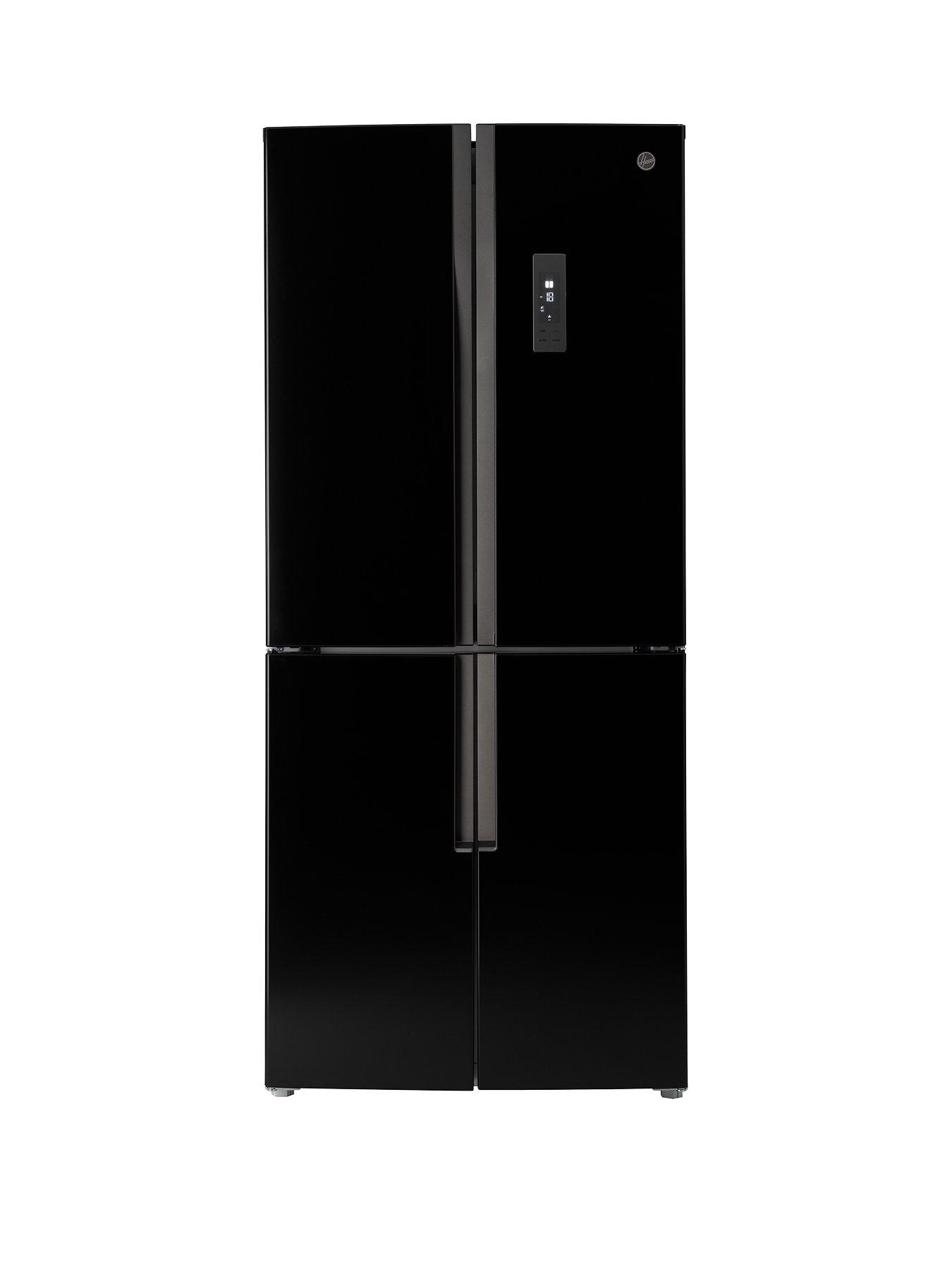 Hoover Hfdn180Bk 78.5Cm Total No Frost 4 Door American Style Fridge Freezer - Black