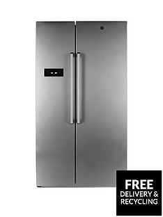 Hoover HSBSF178XK 90.8cm Total No Frost 2 Door American Style Fridge Freezer - Stainless Steel
