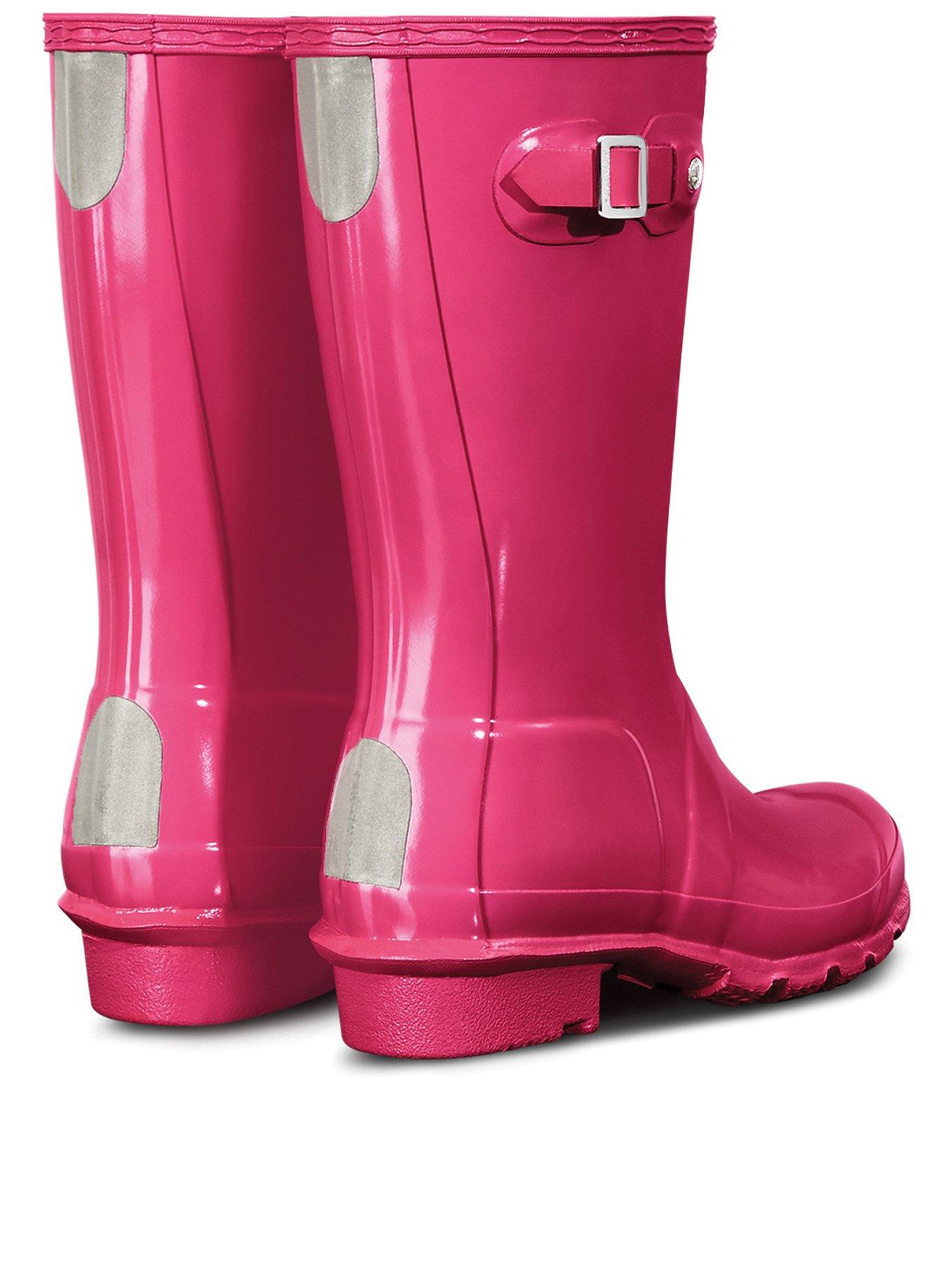 Pink hunter outlet wellies size 6