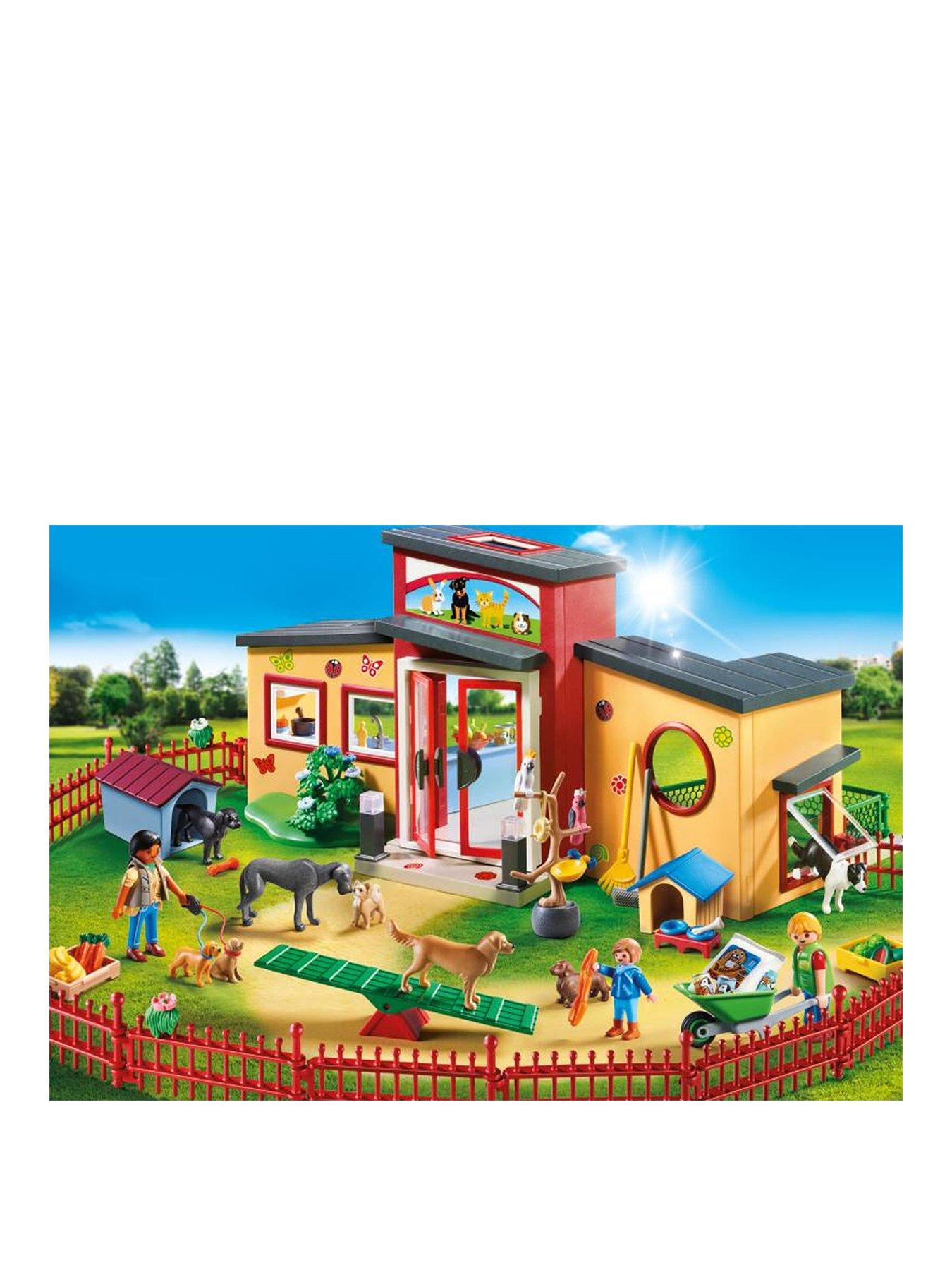 playmobil 9275 city life tiny paws pet hotel