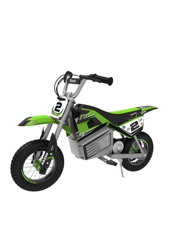 front image of razor-mcgrath-sx350-electric-dirt-bike