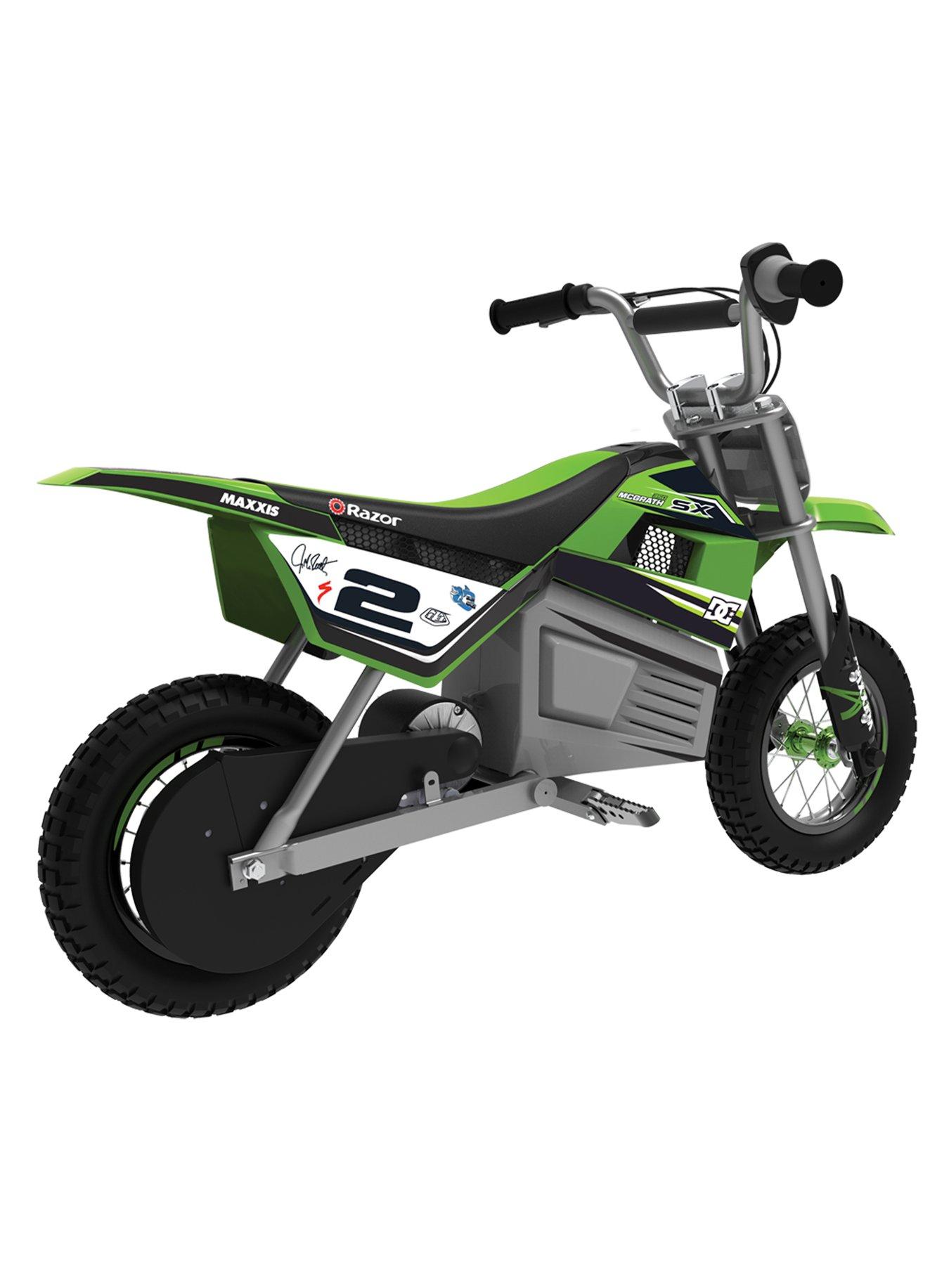 Image 2 of 7 of Razor SX350 McGrath Electric Dirt Bike for Kids 13+ - Green