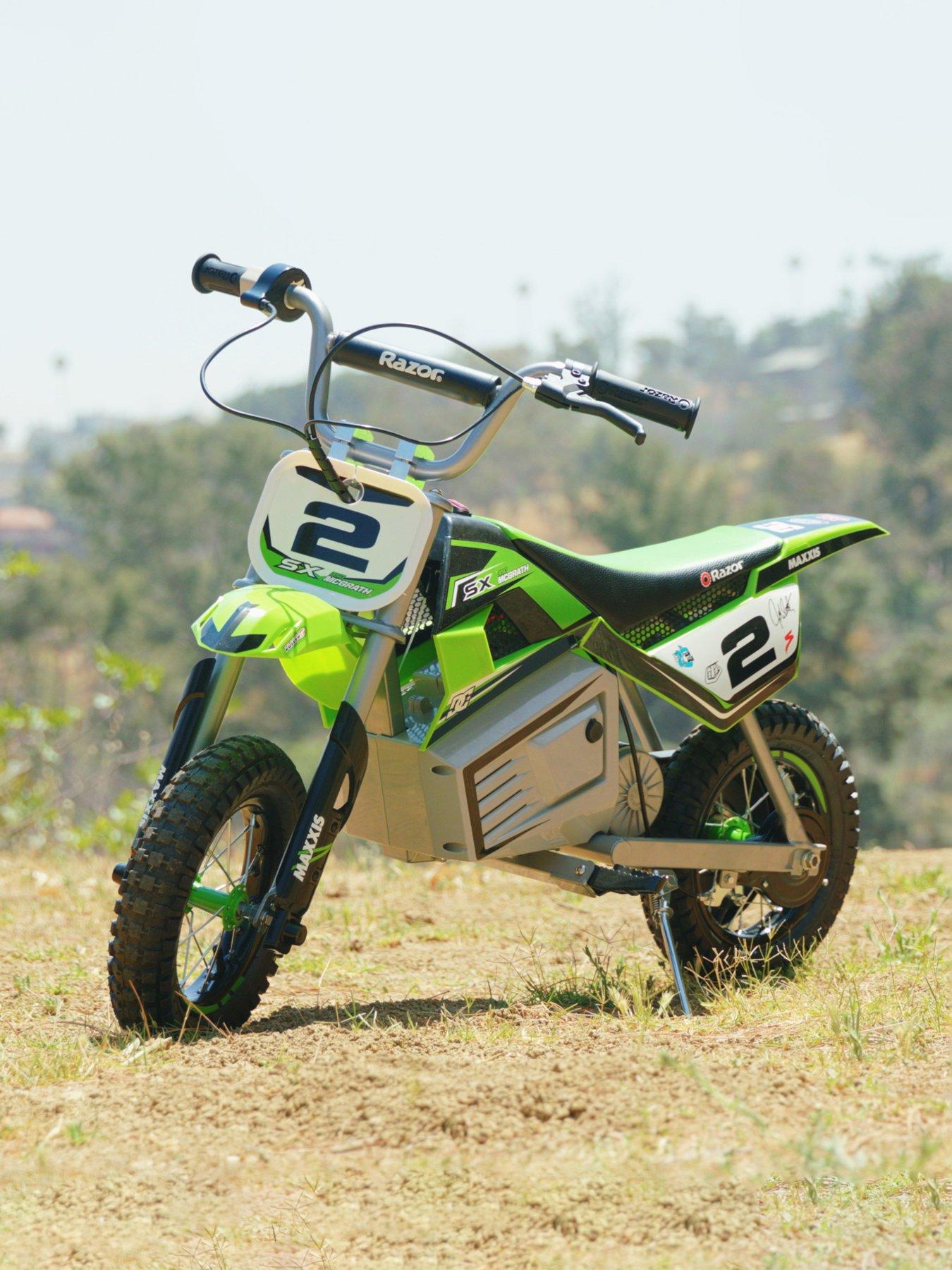 Image 5 of 7 of Razor SX350 McGrath Electric Dirt Bike for Kids 13+ - Green