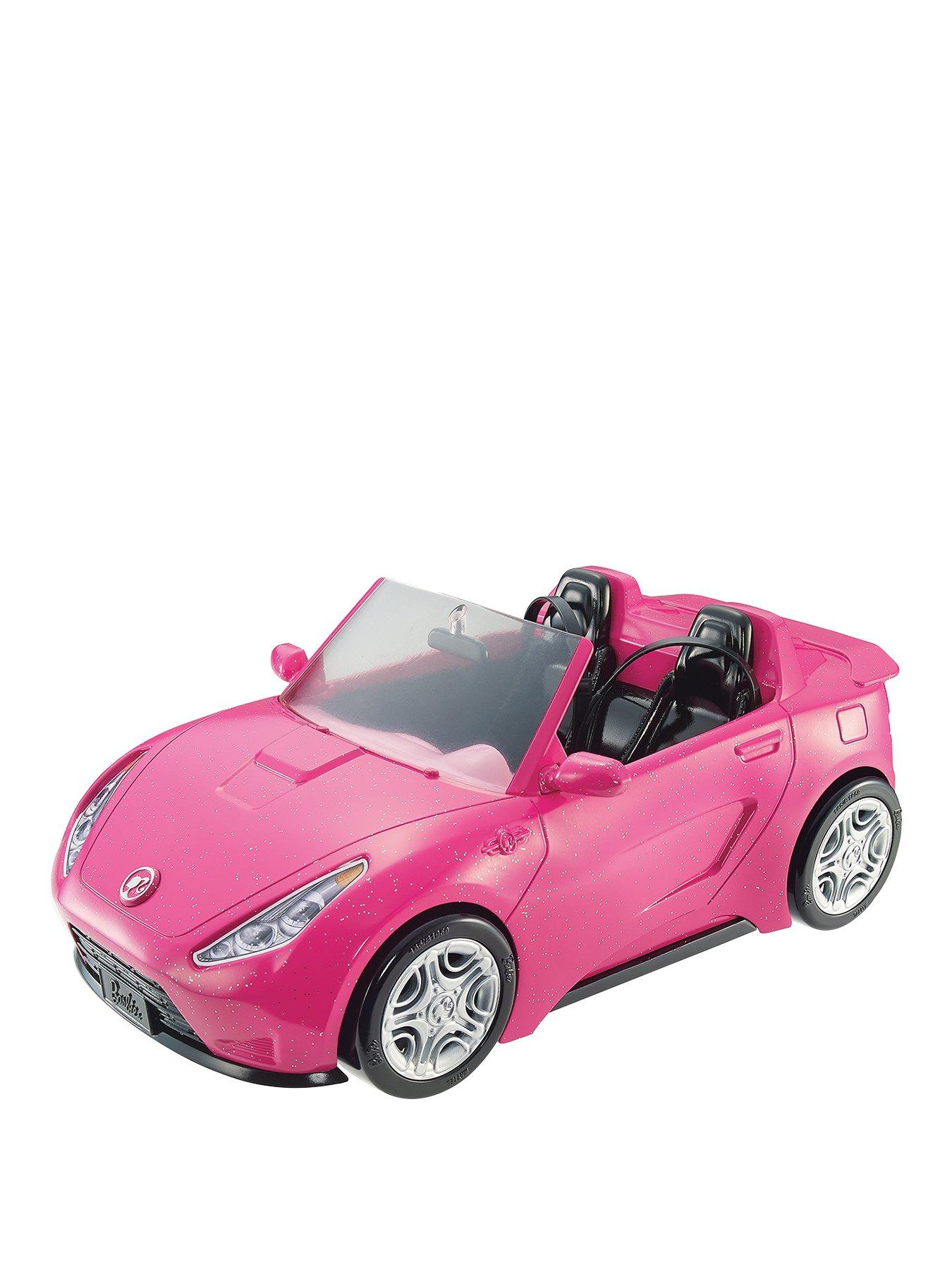 pink barbie car