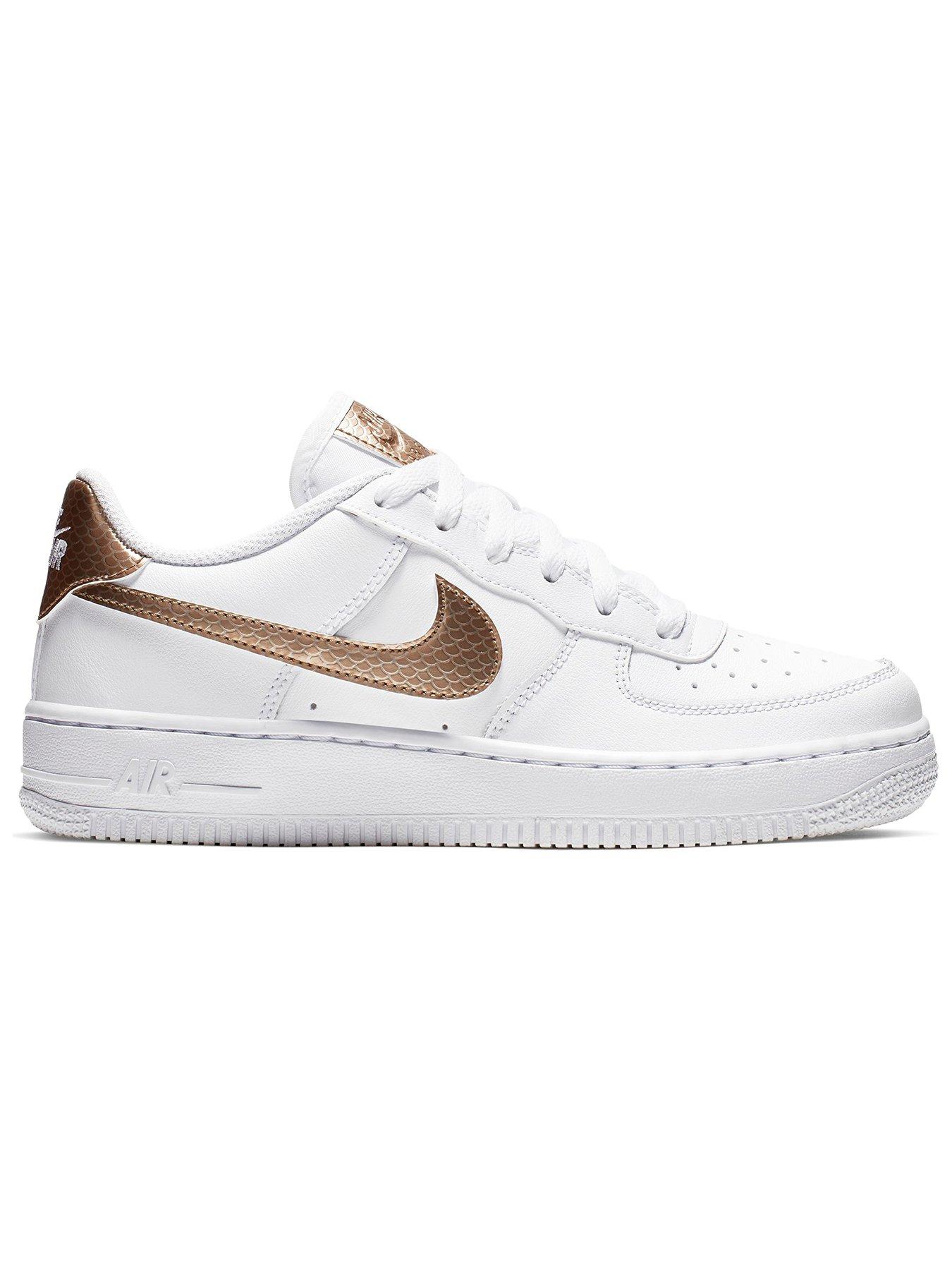 nike air force 1 junior gold