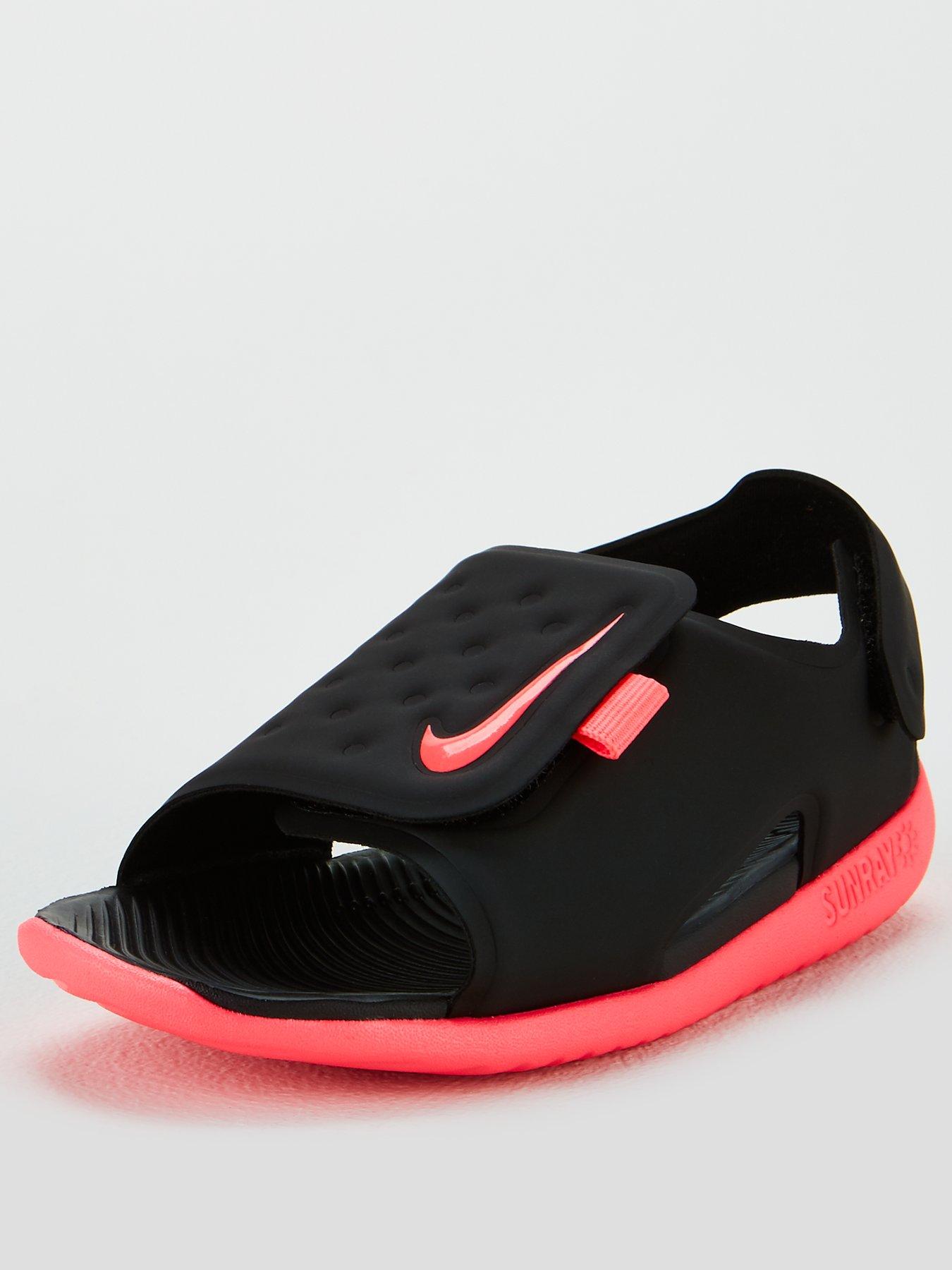 black nike sunray sandals