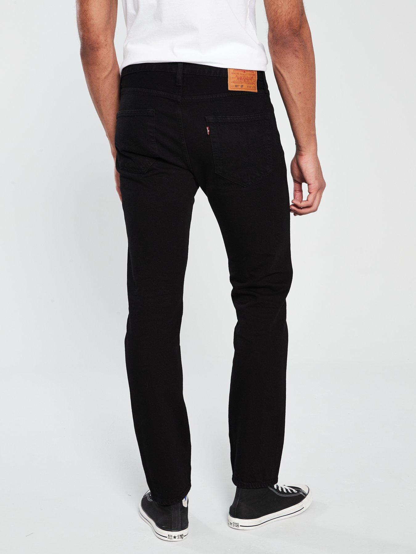 levi's 501 slim taper black