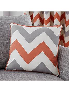 Product photograph of Fusion Chevron Filled Cushion from very.co.uk