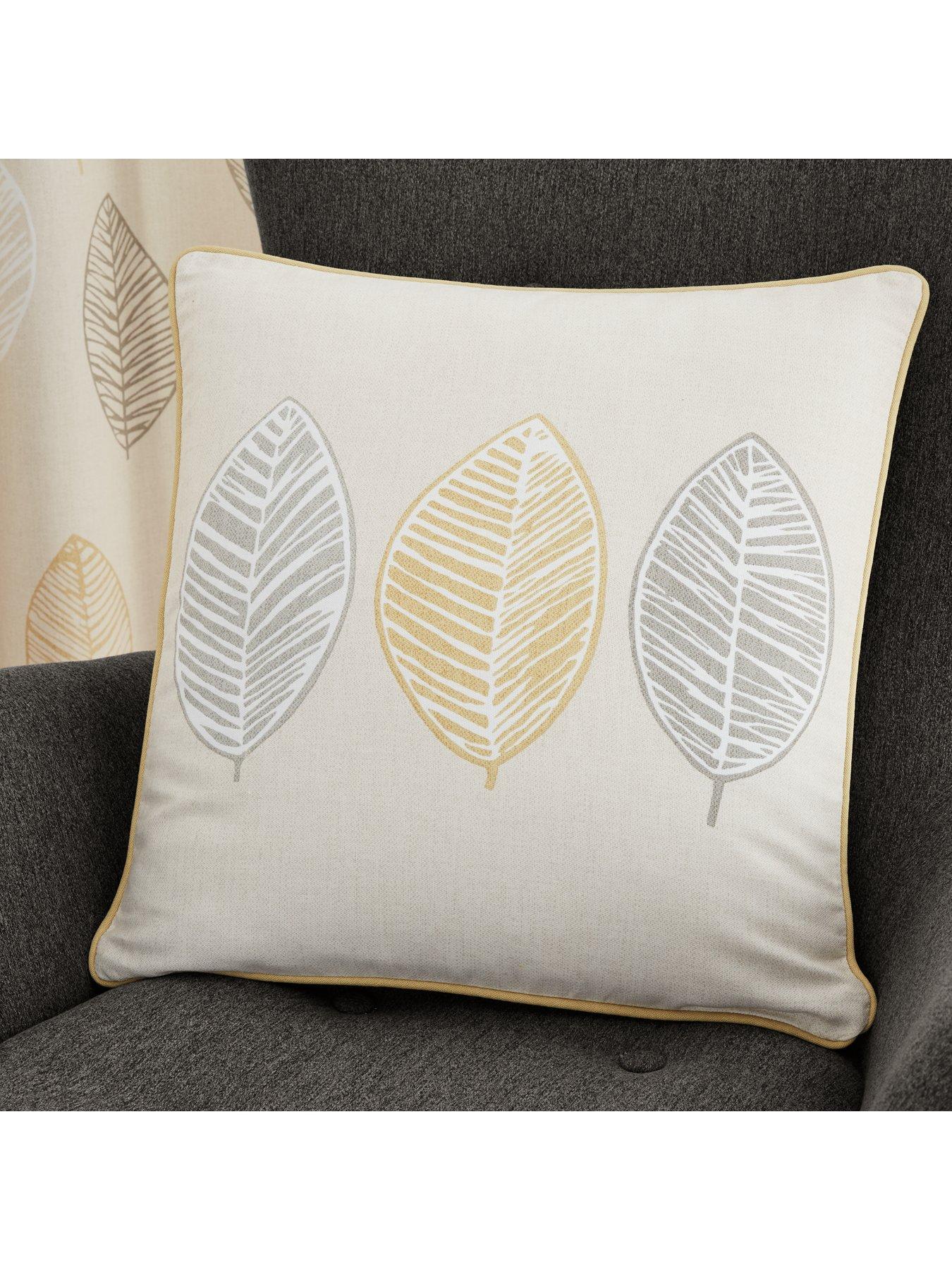 undefined Scandi Leaf Filled Cushion