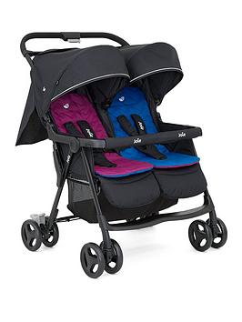Joie Aire Twin Stroller - Rosy/Sea