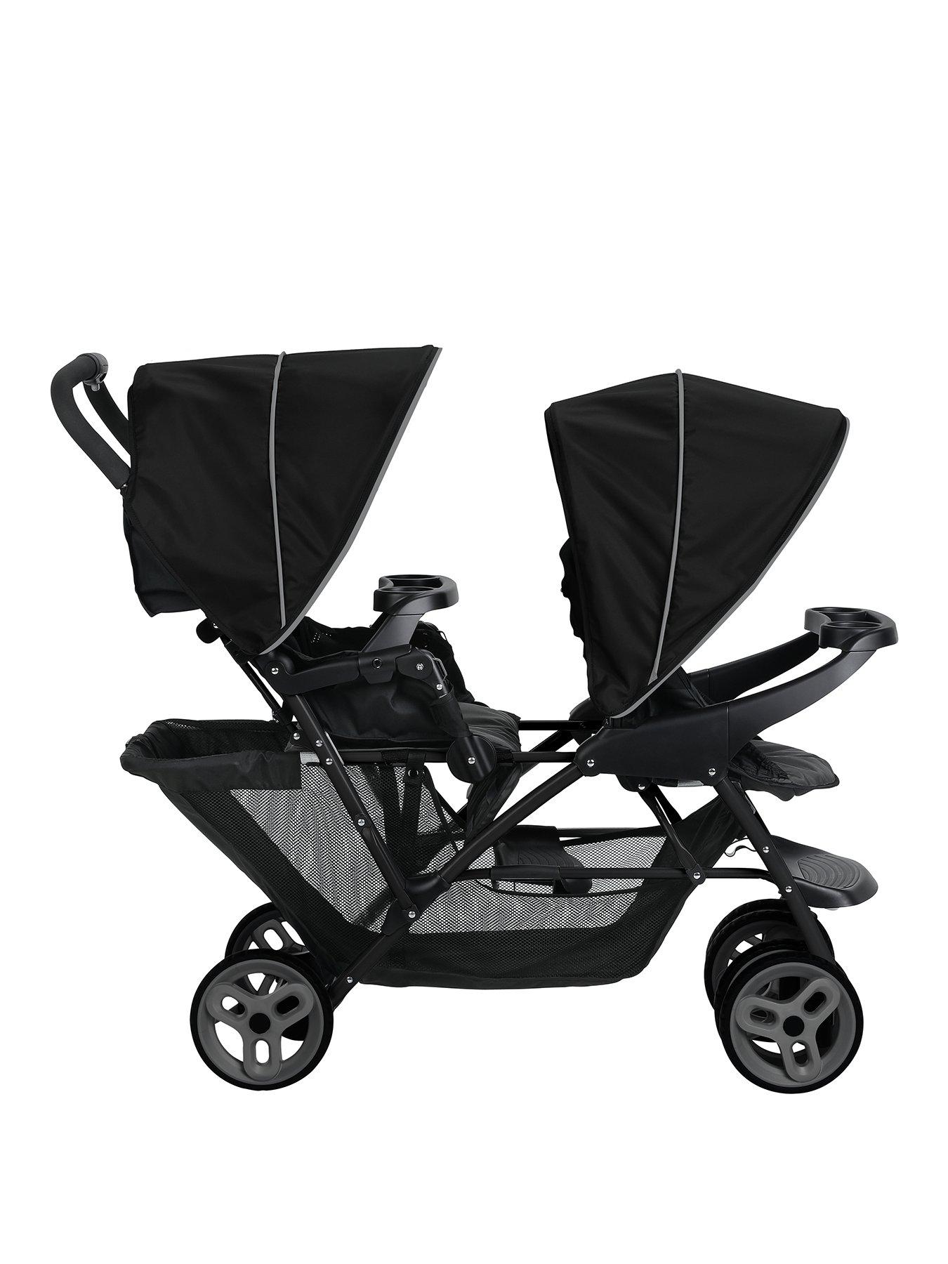 Graco double stroller sales car seat combo