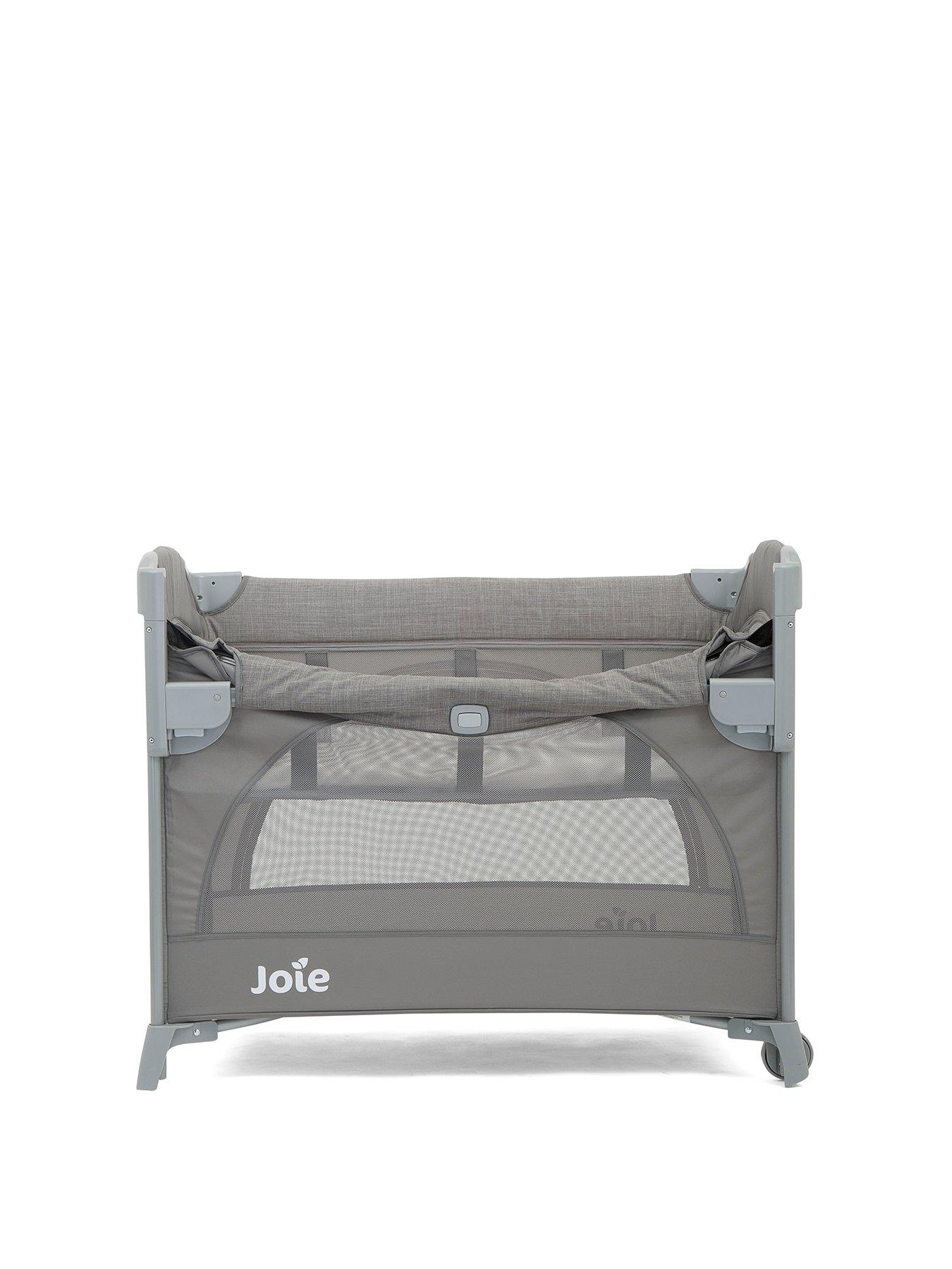 Image 3 of 8 of Joie Kubbie Sleep Travel Cot - Foggy Grey