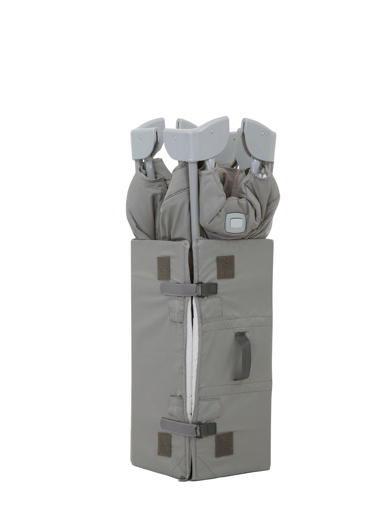 Image 6 of 8 of Joie Kubbie Sleep Travel Cot - Foggy Grey