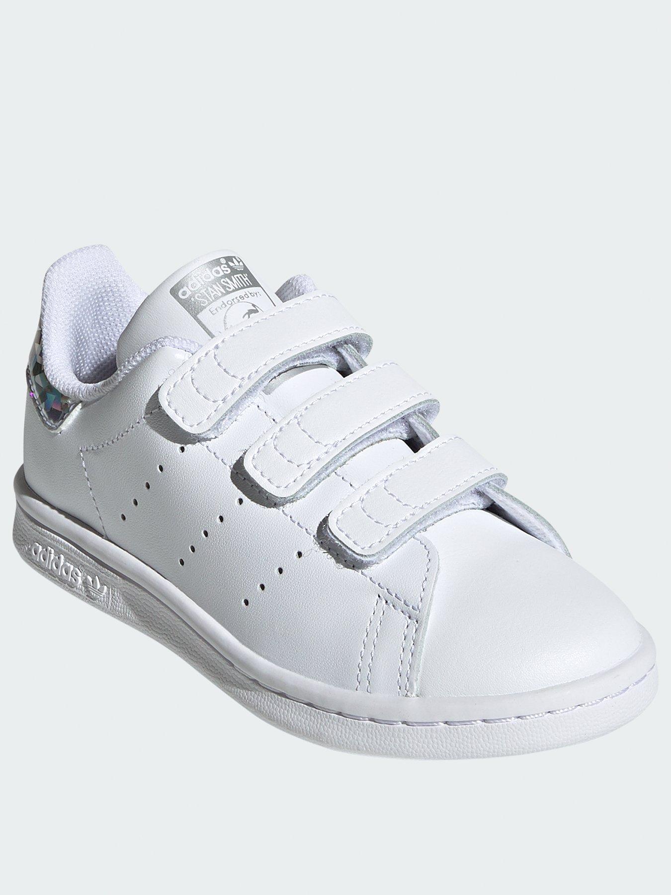 adidas white girls trainers