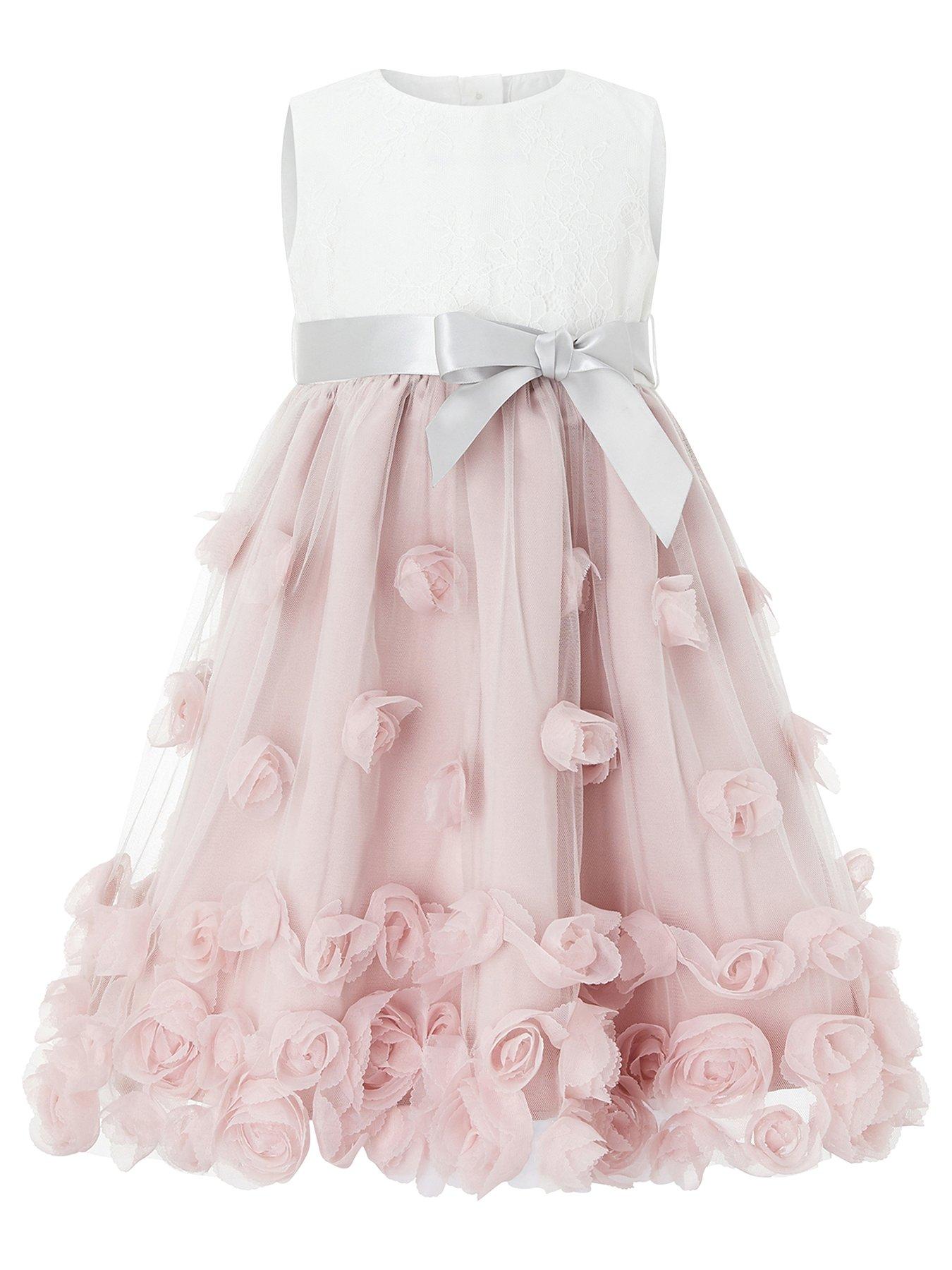 pink fluffy babydoll dress