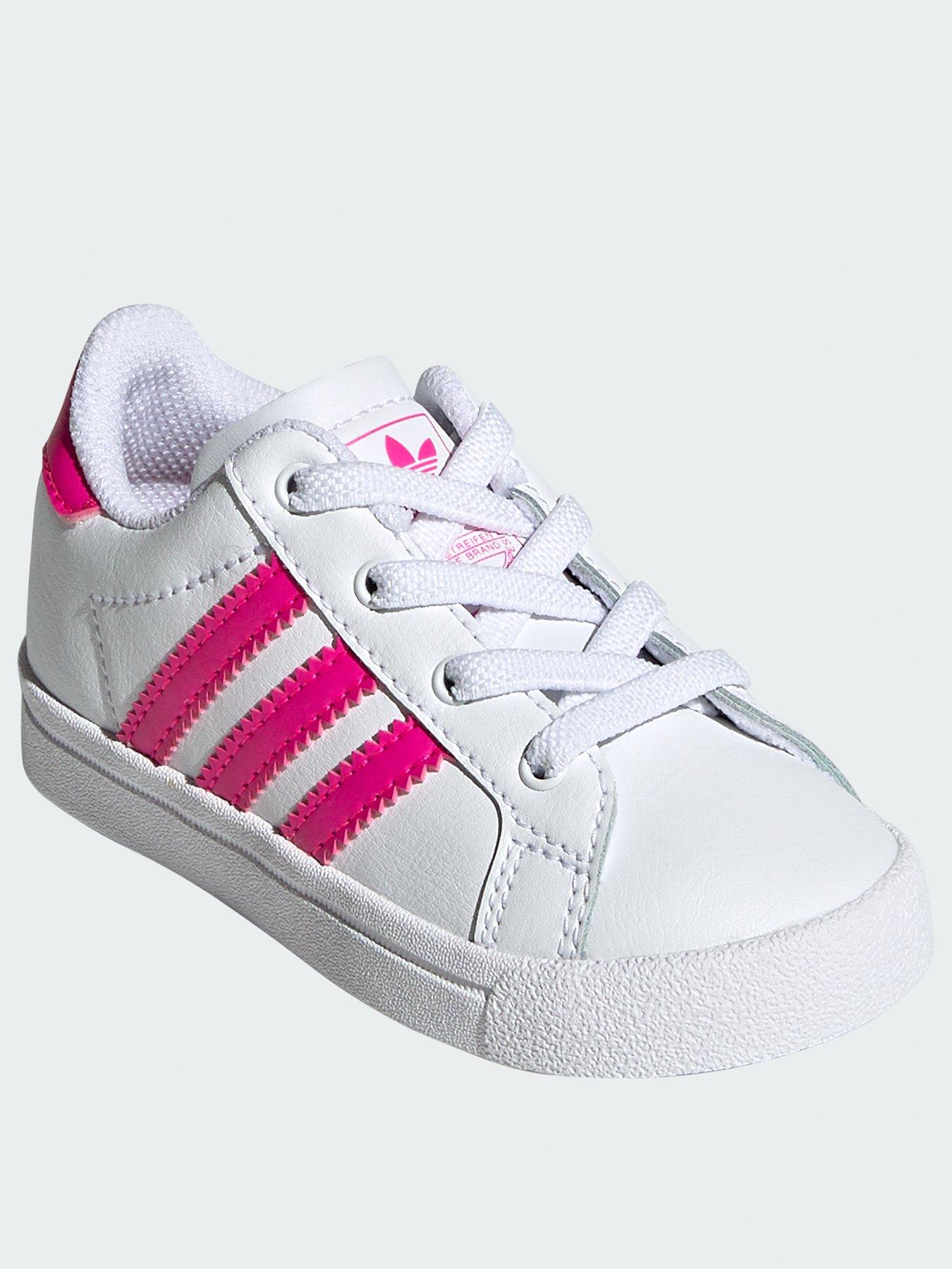 pink adidas infant trainers