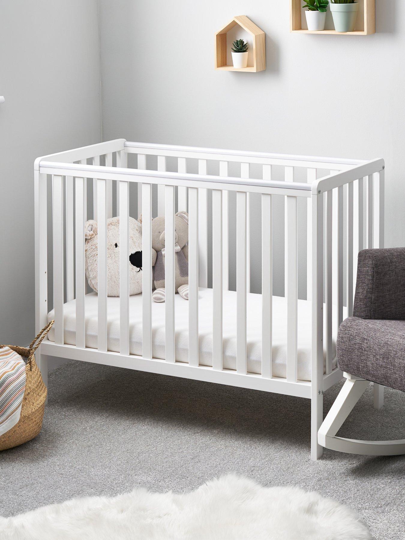 Product photograph of Obaby Bantam Space Saver Cot Bed Amp Mattress from very.co.uk