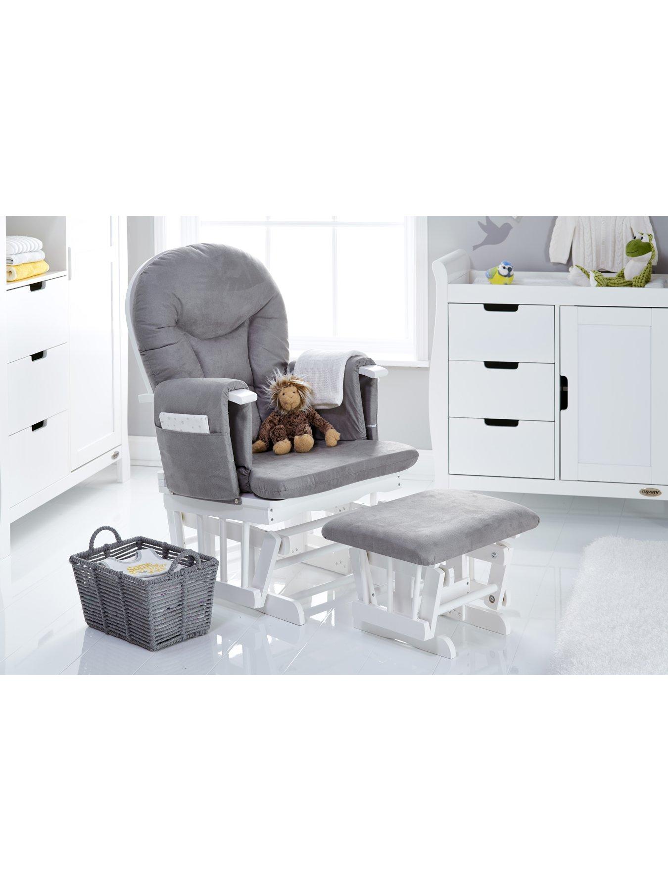 Obaby Recliner Nursery Chair & Stool very.co.uk