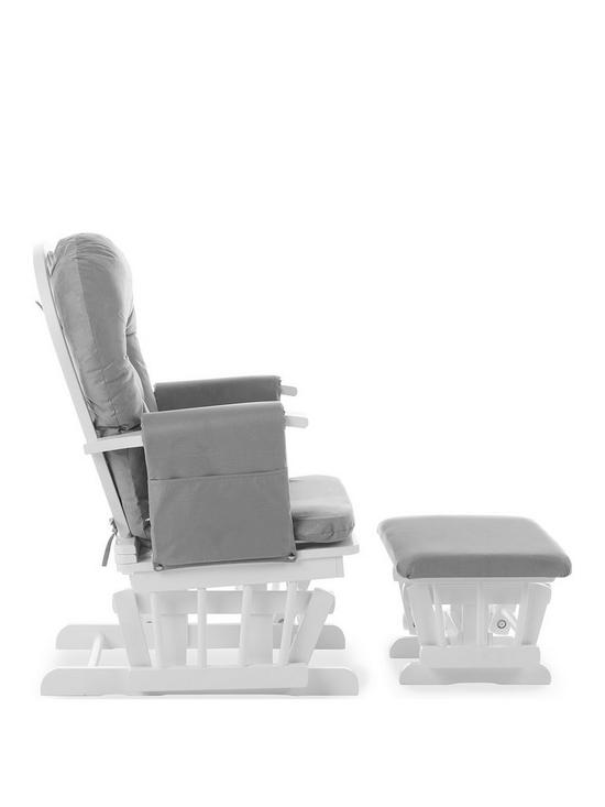 back image of obaby-recliner-nursery-chair-amp-stool