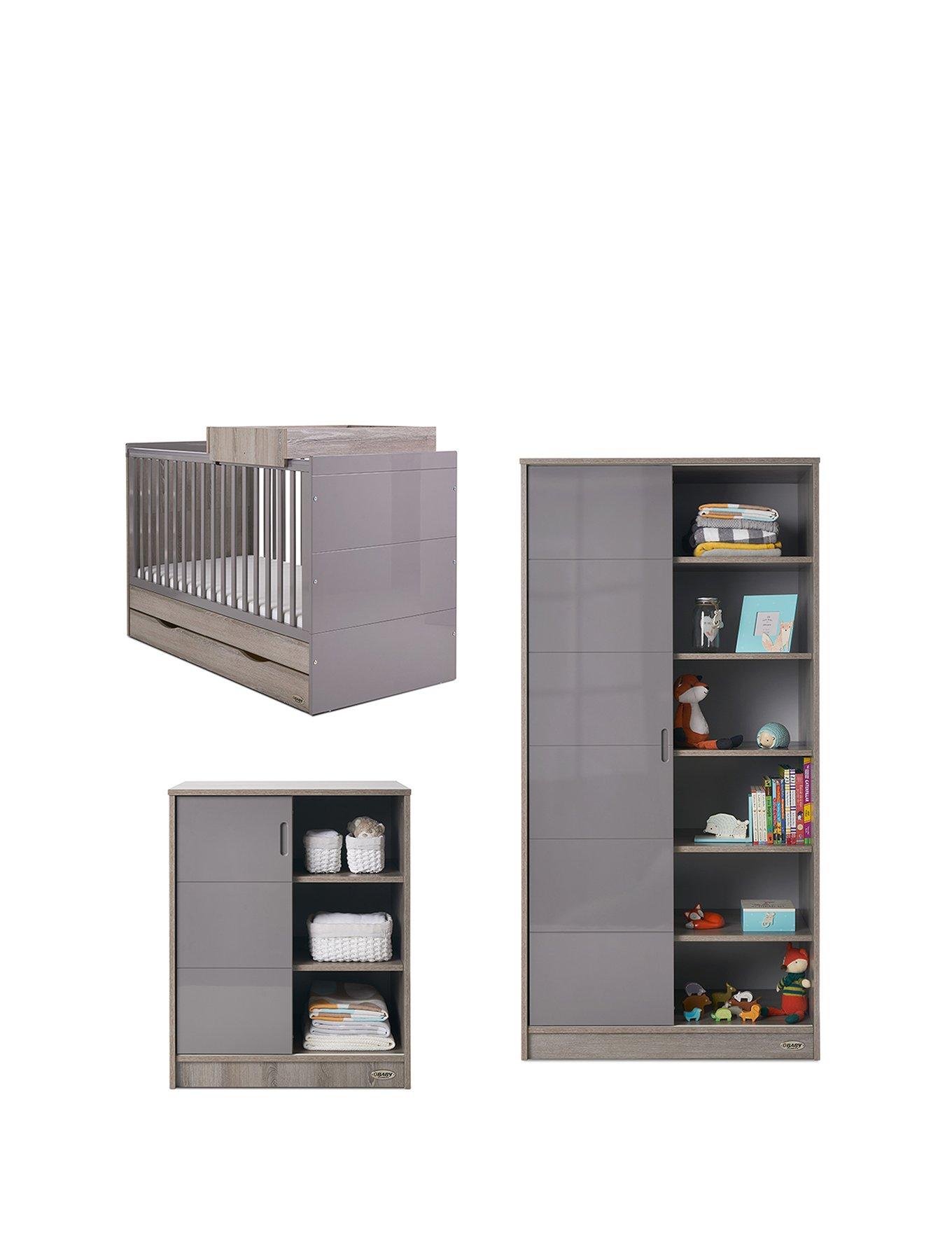 Wardrobe Model 21 Toy Box 5 Pcs Baby Nursery Furniture Set