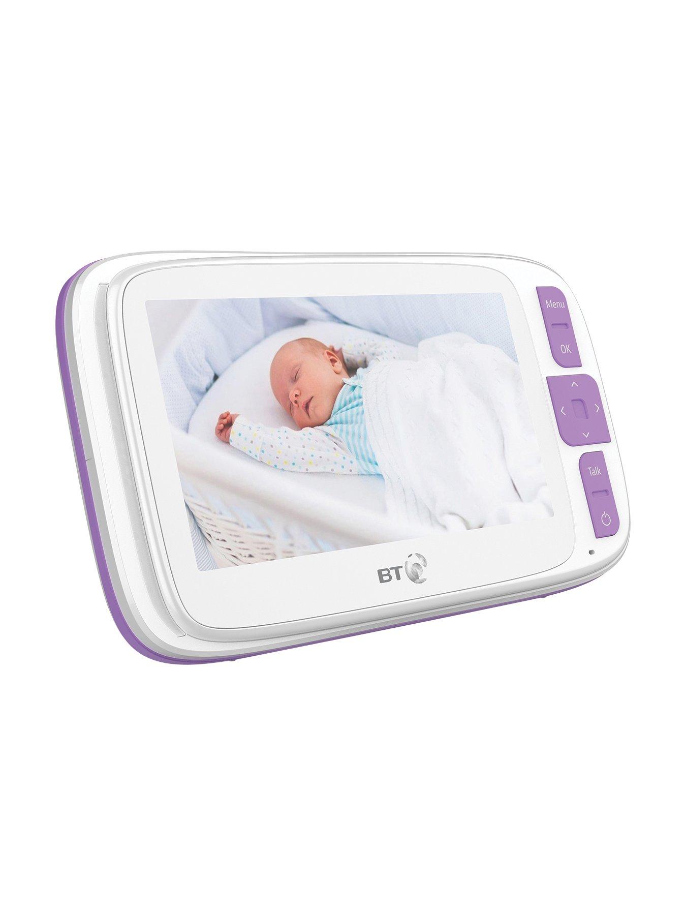 bt smart video baby monitor with 5 inch screen