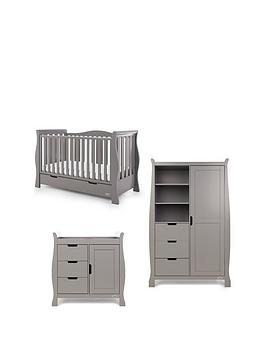 Obaby Stamford Luxe Sleigh 3-Piece Nursery Furniture Set