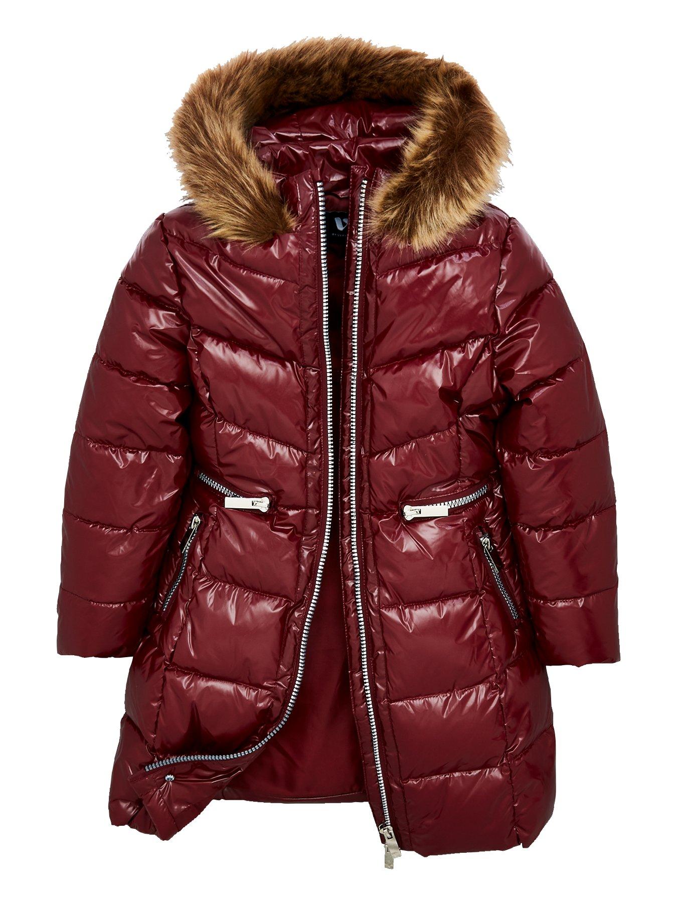 V By Very Girls High Shine Padded Coat review