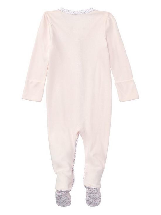 back image of ralph-lauren-baby-girls-classic-all-in-one-pink