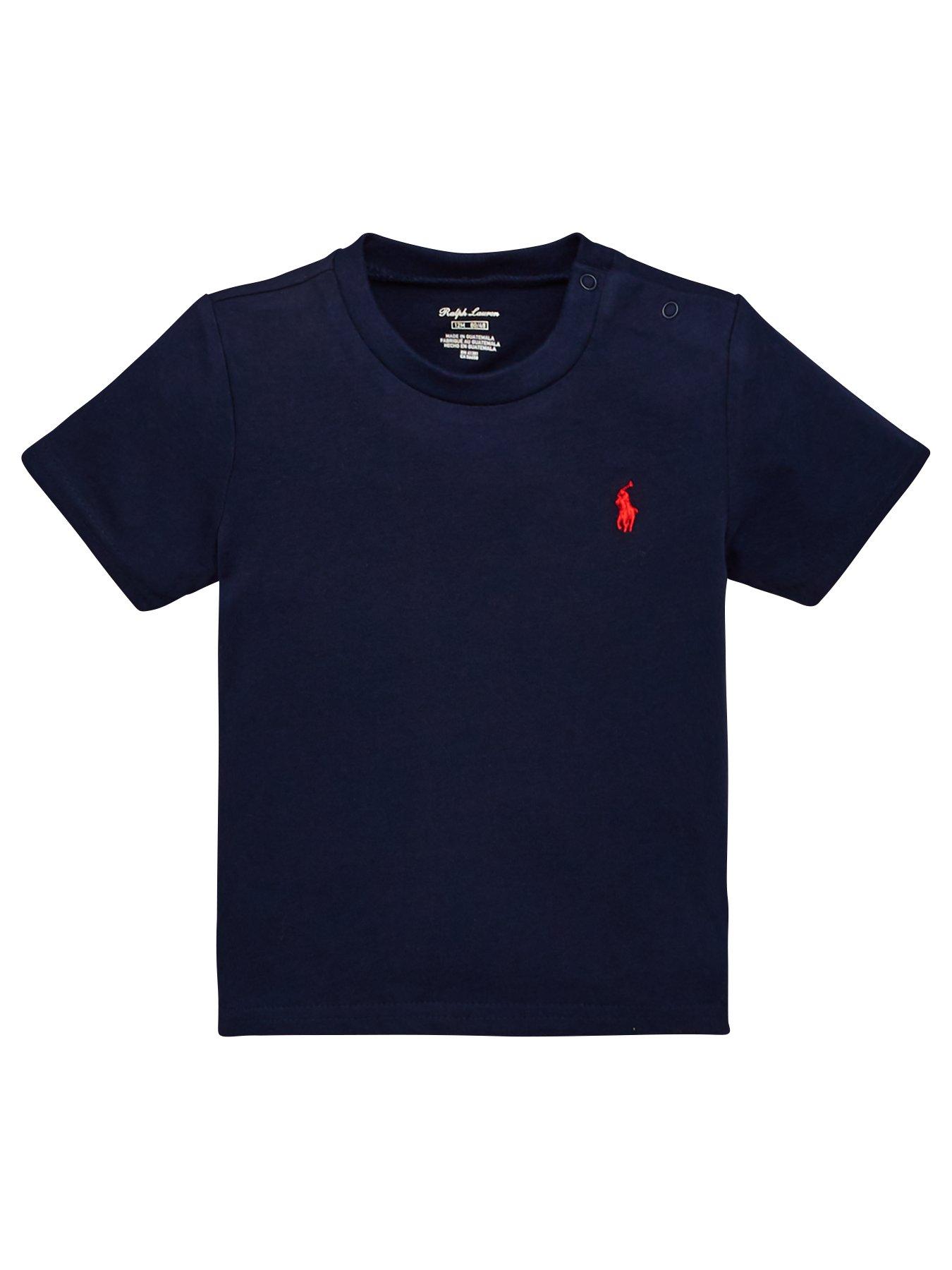 Polo Ralph Lauren Baby Boys Classic Short Sleeve T-shirt - Navy