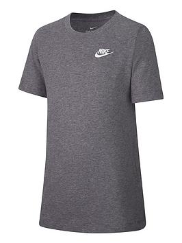Nike Sportswear Boys Futura T-Shirt - Grey | very.co.uk