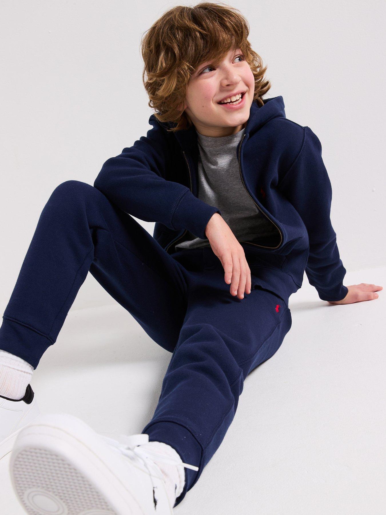 Image 3 of 6 of Polo Ralph Lauren Boys Classic Joggers - Navy