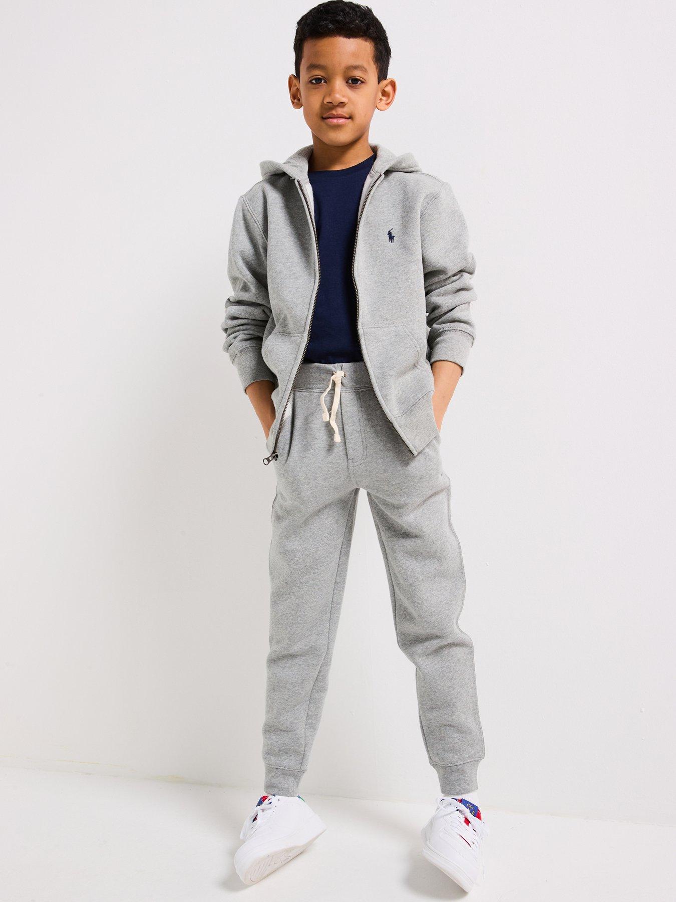 Image 2 of 6 of Polo Ralph Lauren Boys Classic Joggers - Grey