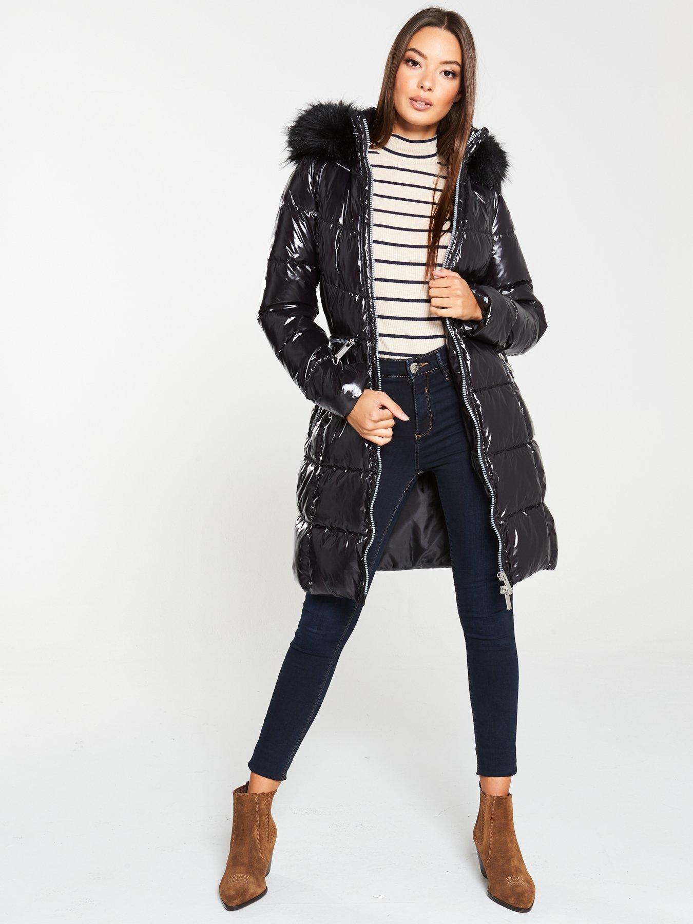 fila long padded jacket