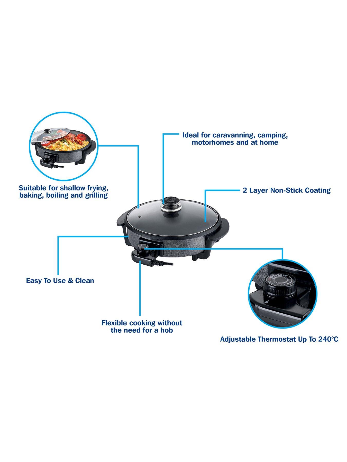 Streetwize Low Wattage Electric Skillet Very.co.uk