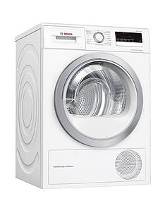 Bosch Serie 4 WTW85231GB 8kg Condenser Tumble Dryer with Heat Pump Technology - White