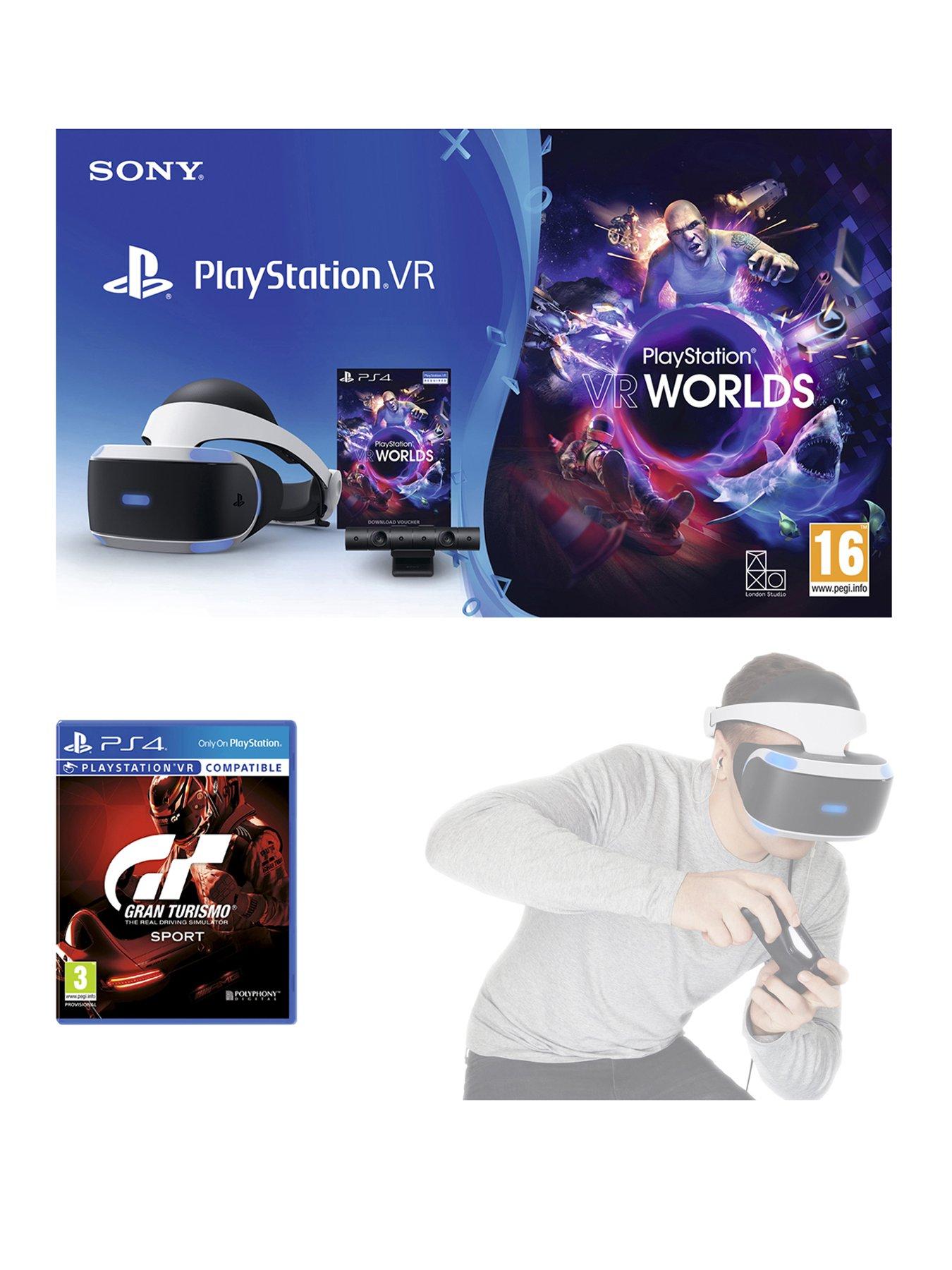 Playstation Vr Starter Pack With Gran Turismo Sport And Optional Move Controller - + Move Motion Controller