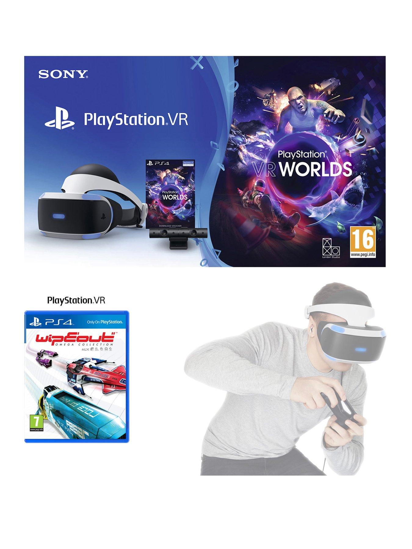 Playstation Vr Starter Pack With Wipeout Omega Collection And Optional Move Motion Controller – + Move Motion Controller