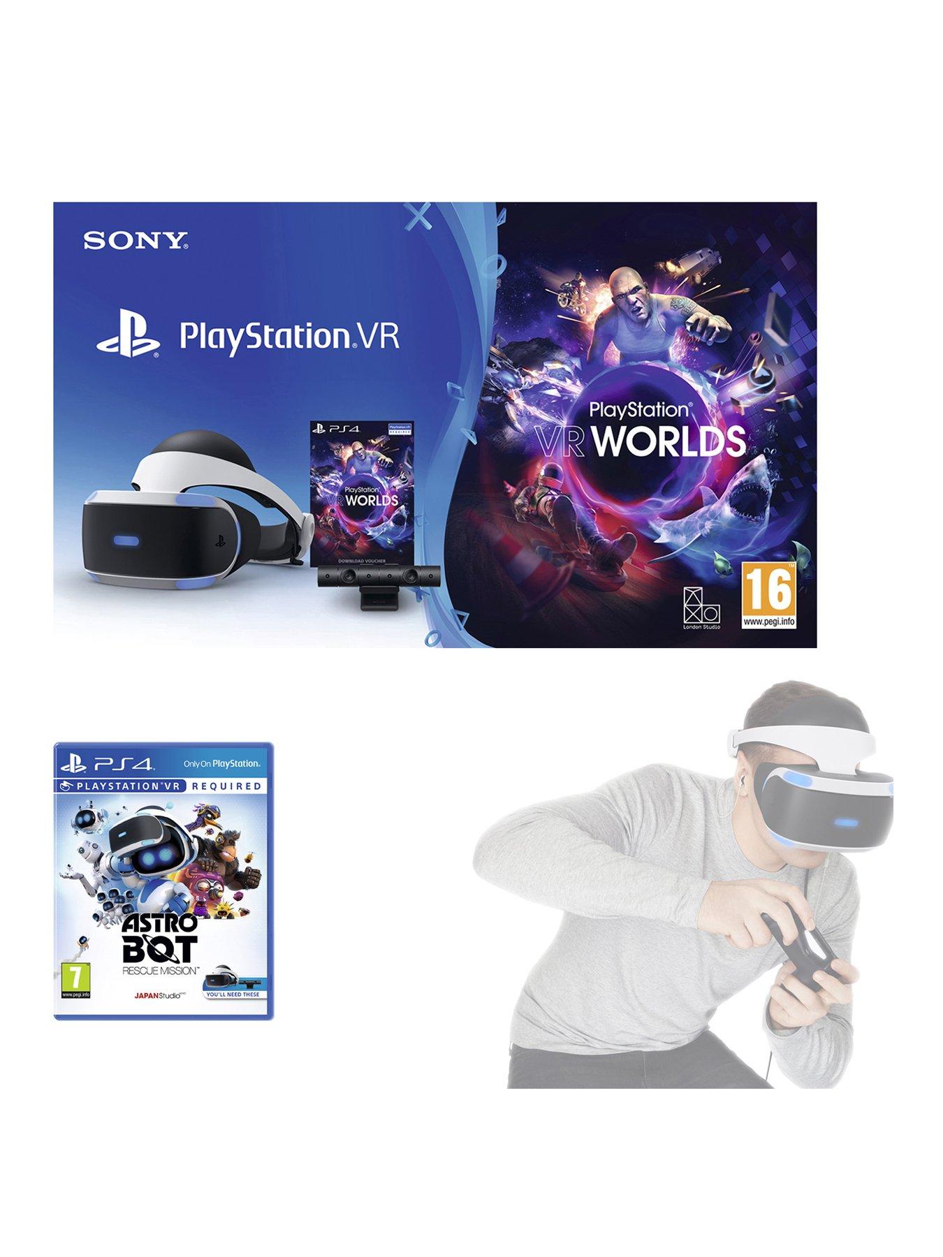 Playstation Vr Starter Pack With Astrobot Rescue Mission And Optional Move Controller - + Move Motion Controller
