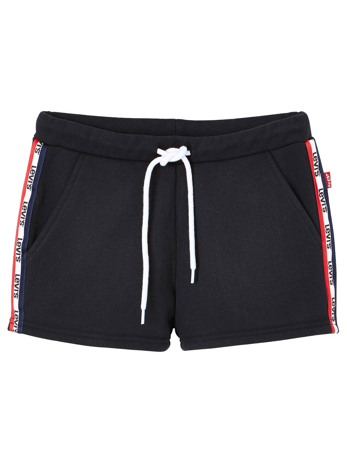 levis shorts black