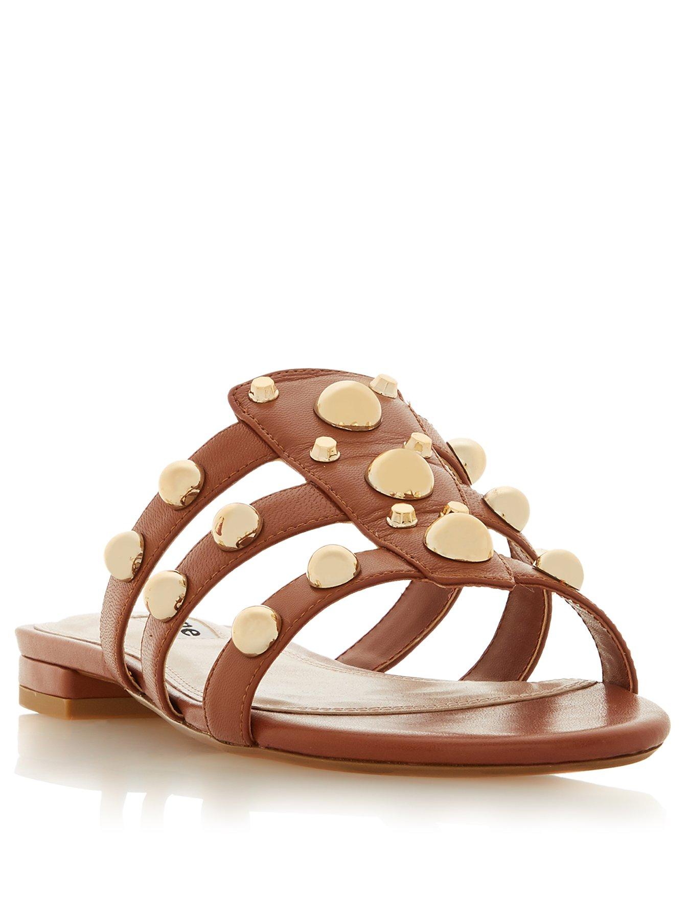 dune wide fit sandals