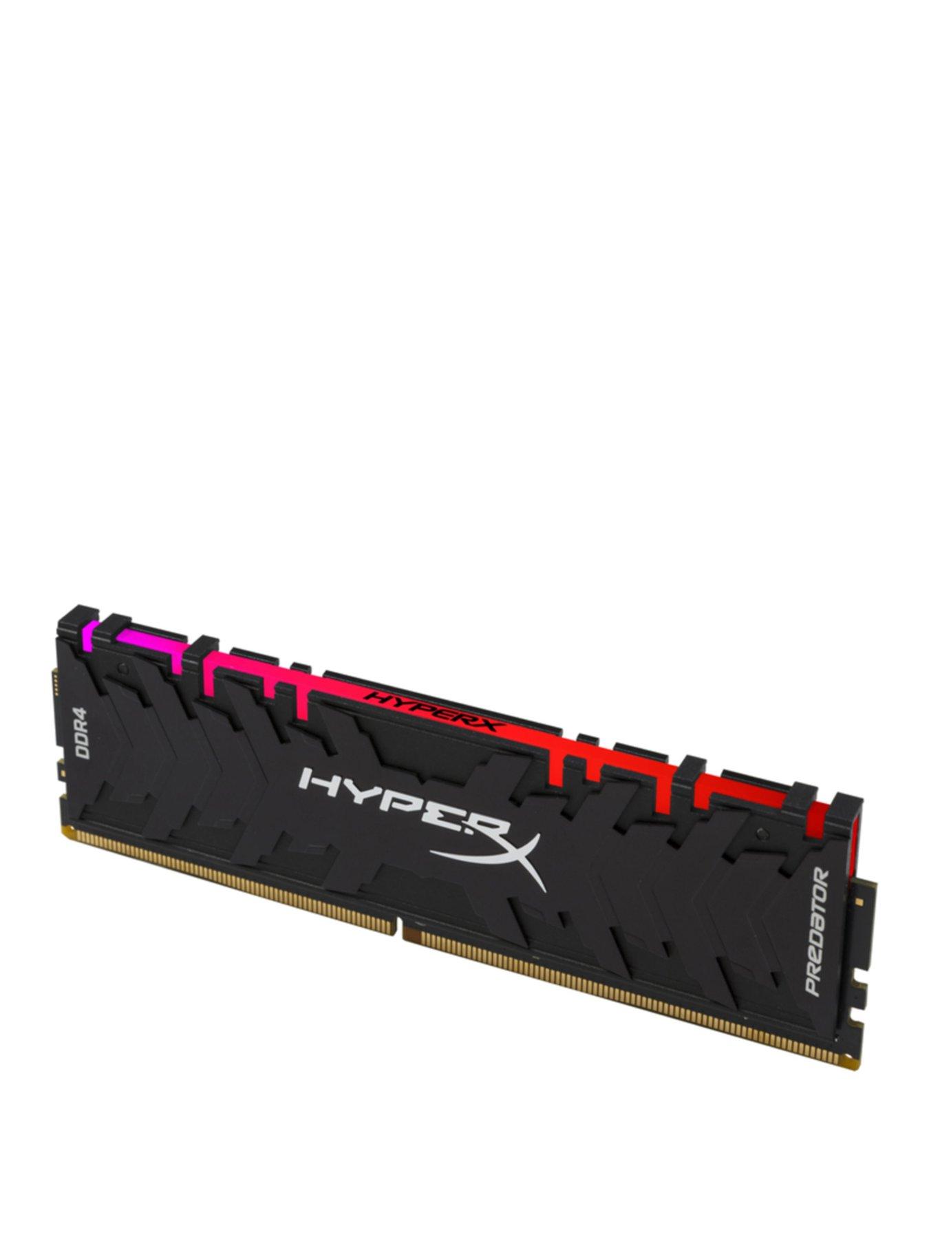 Hyperx 16Gb 3200Mhz Ddr4 Cl16 Dimm (Kit Of 2) Xmp Predator Rgb Memory