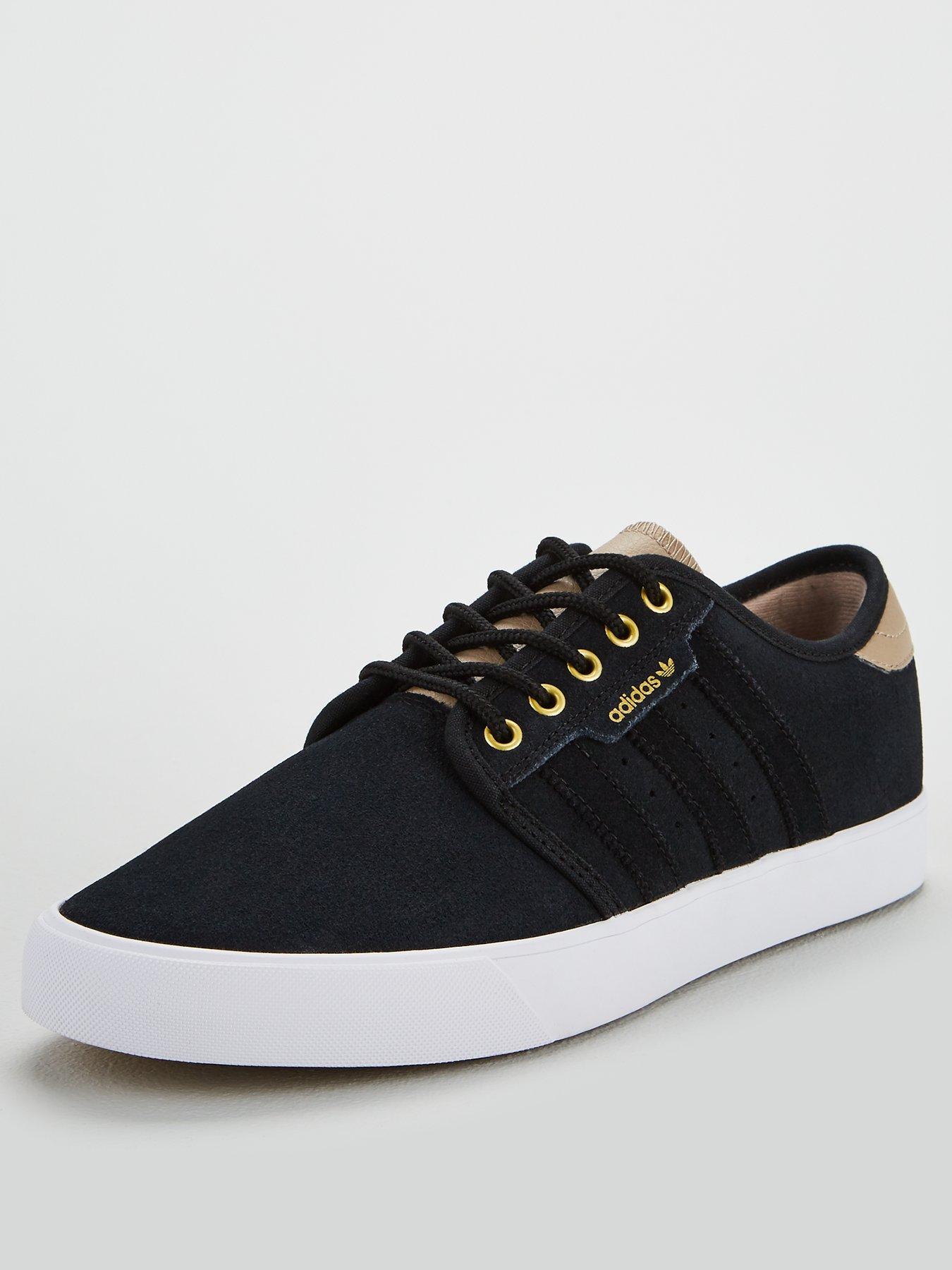 adidas originals seeley black sneakers