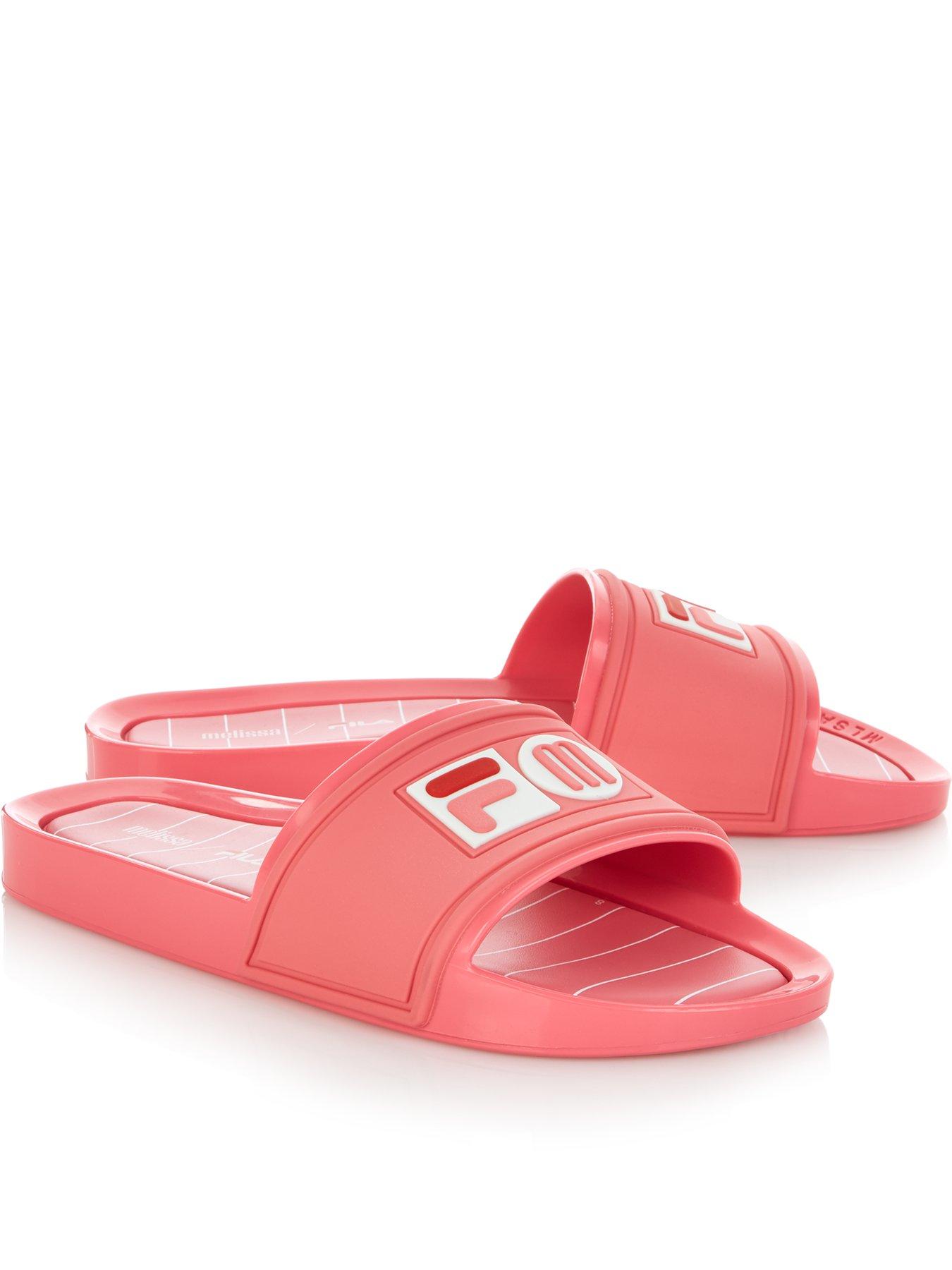 fila pink sliders