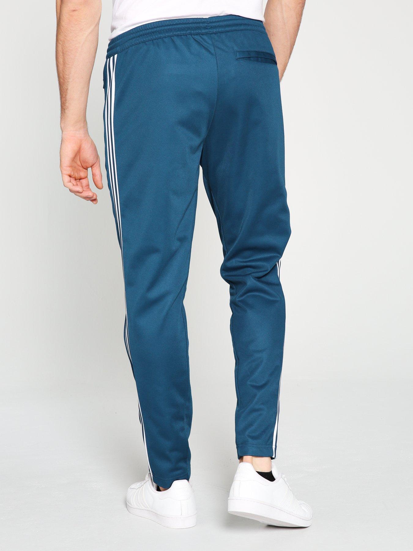 adidas beckenbauer pants blue