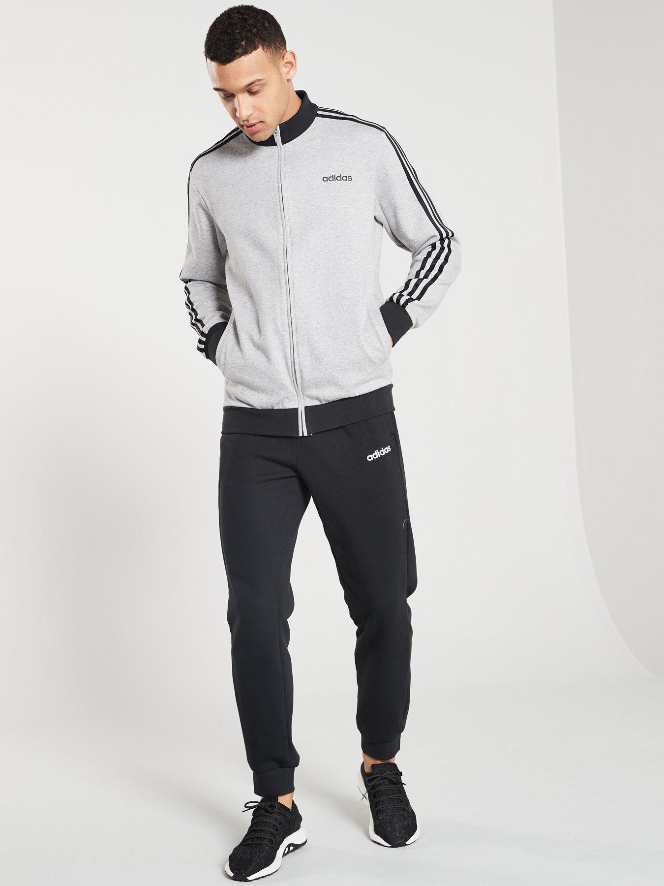 full grey adidas tracksuit