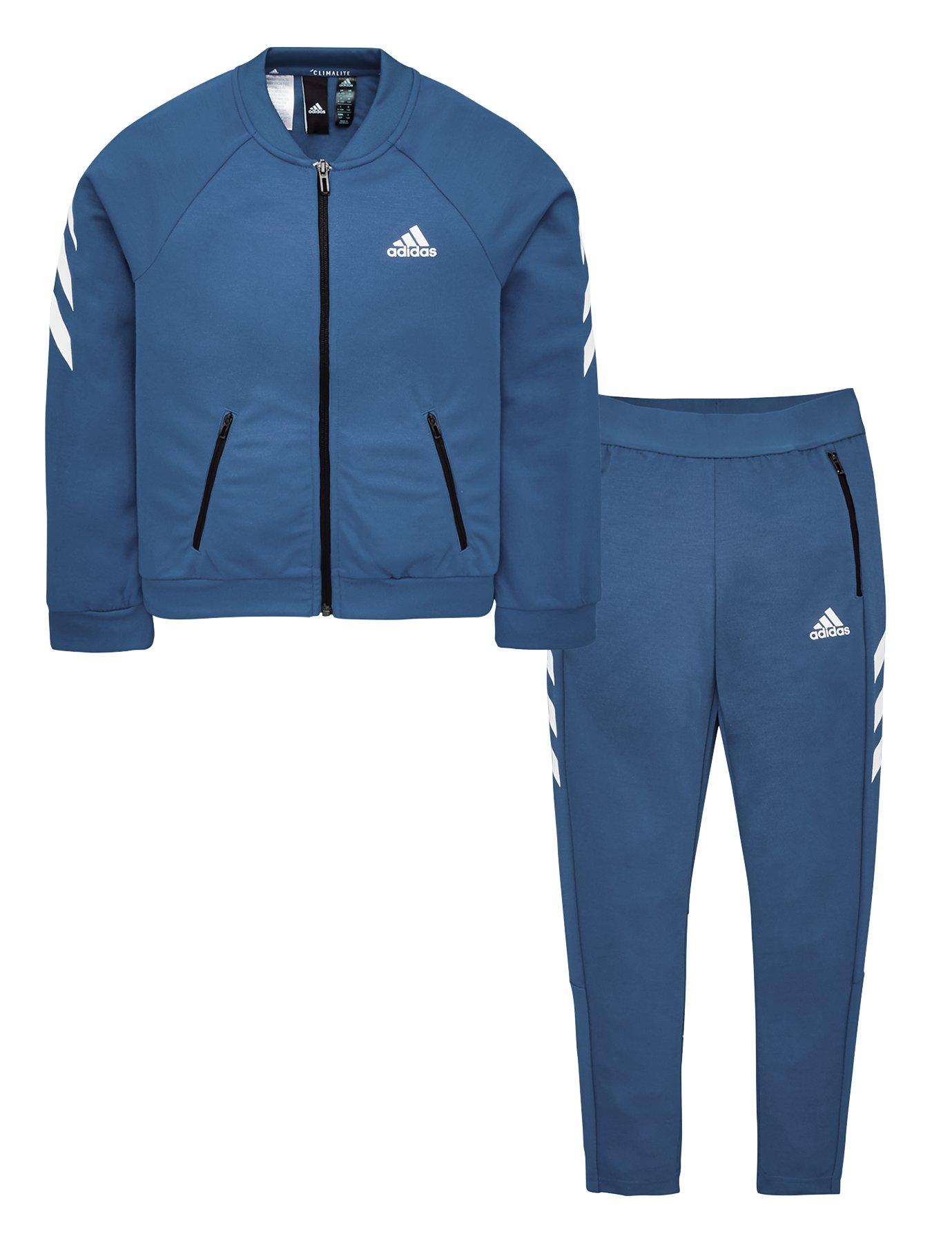 adidas jumpsuit blue