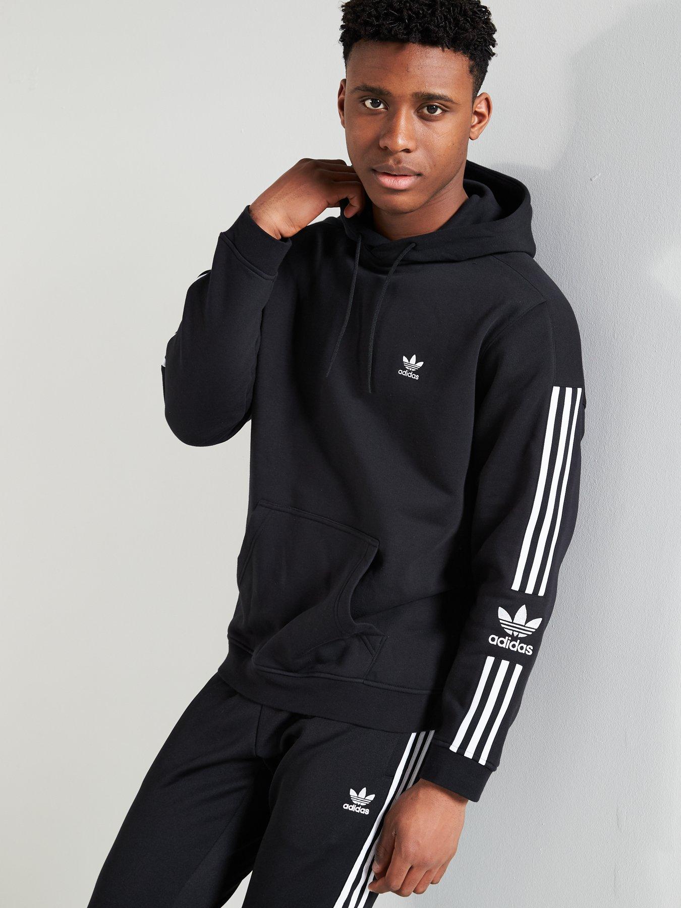 mens black adidas zip up hoodie