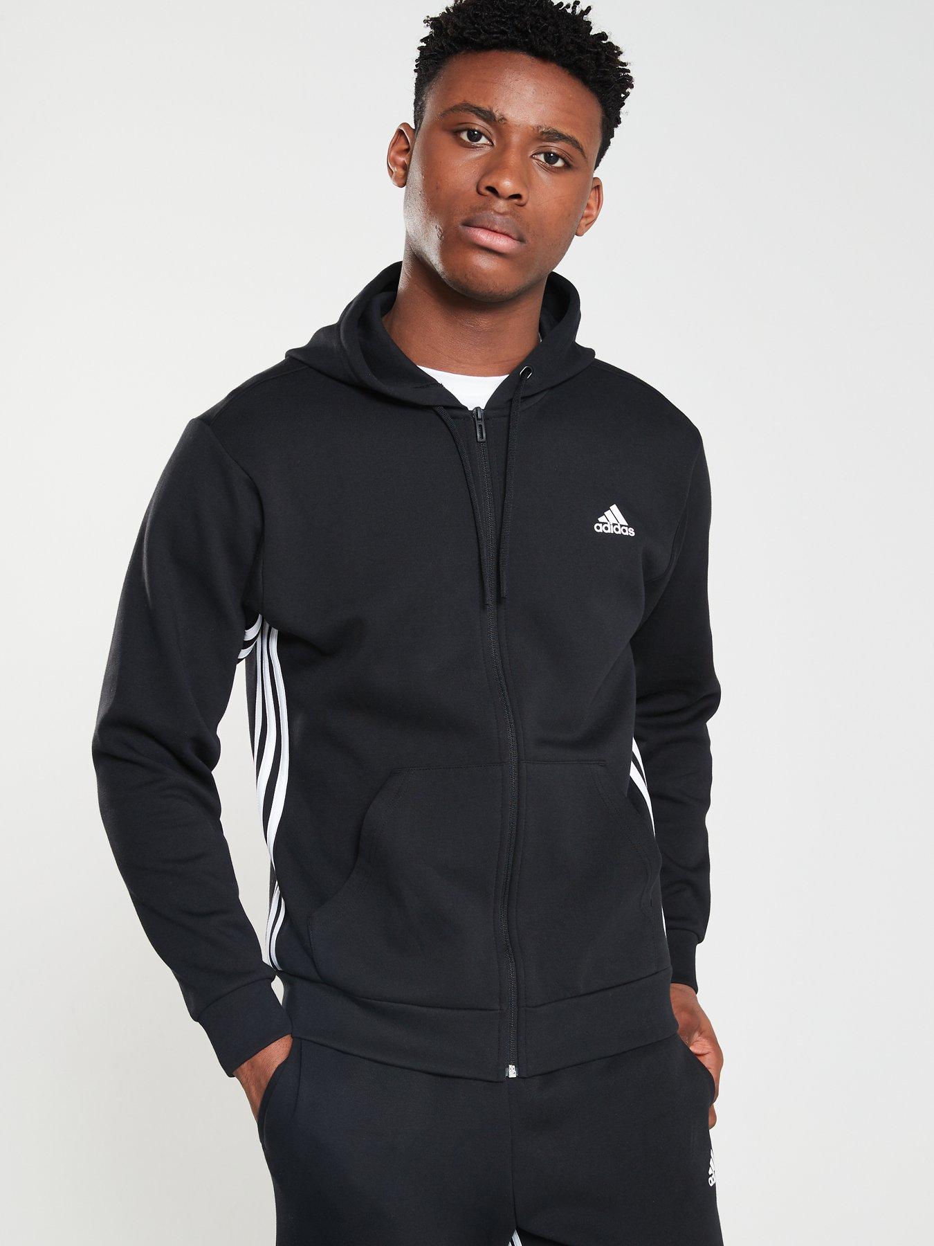 adidas side zip sweatshirt