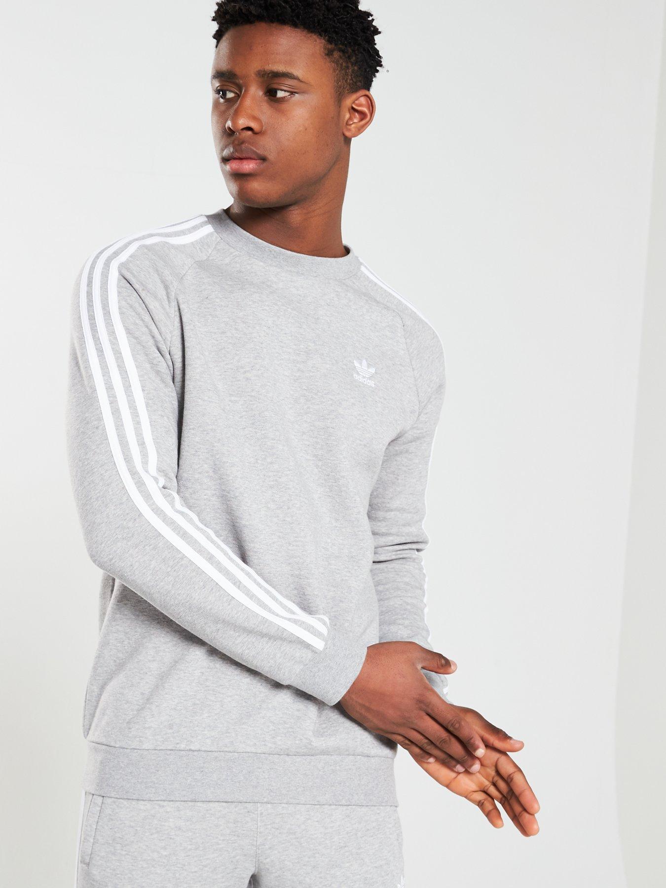 adidas grey crew neck